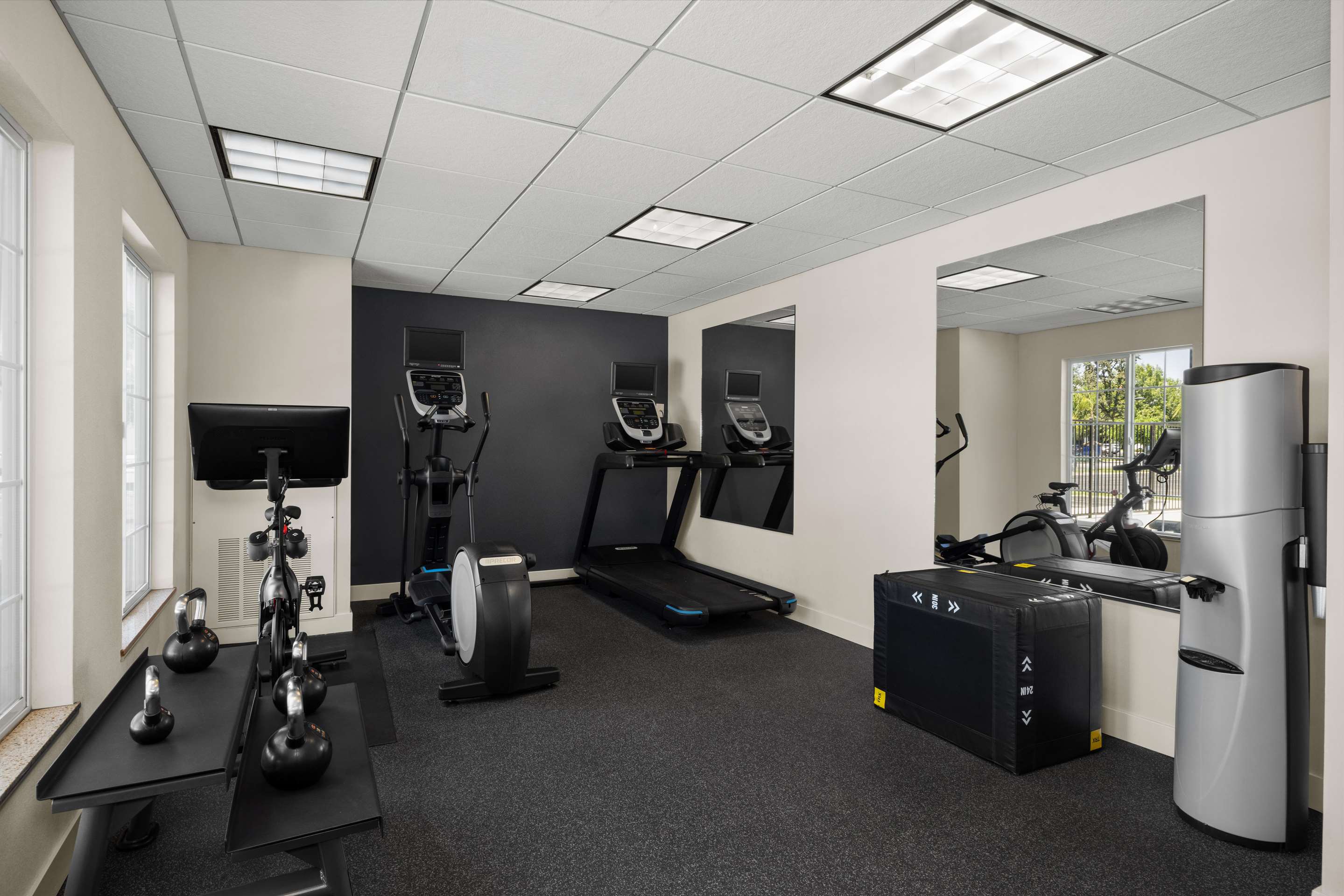 Health club fitness center gym | Homewood Suites by Hilton Bakersfield