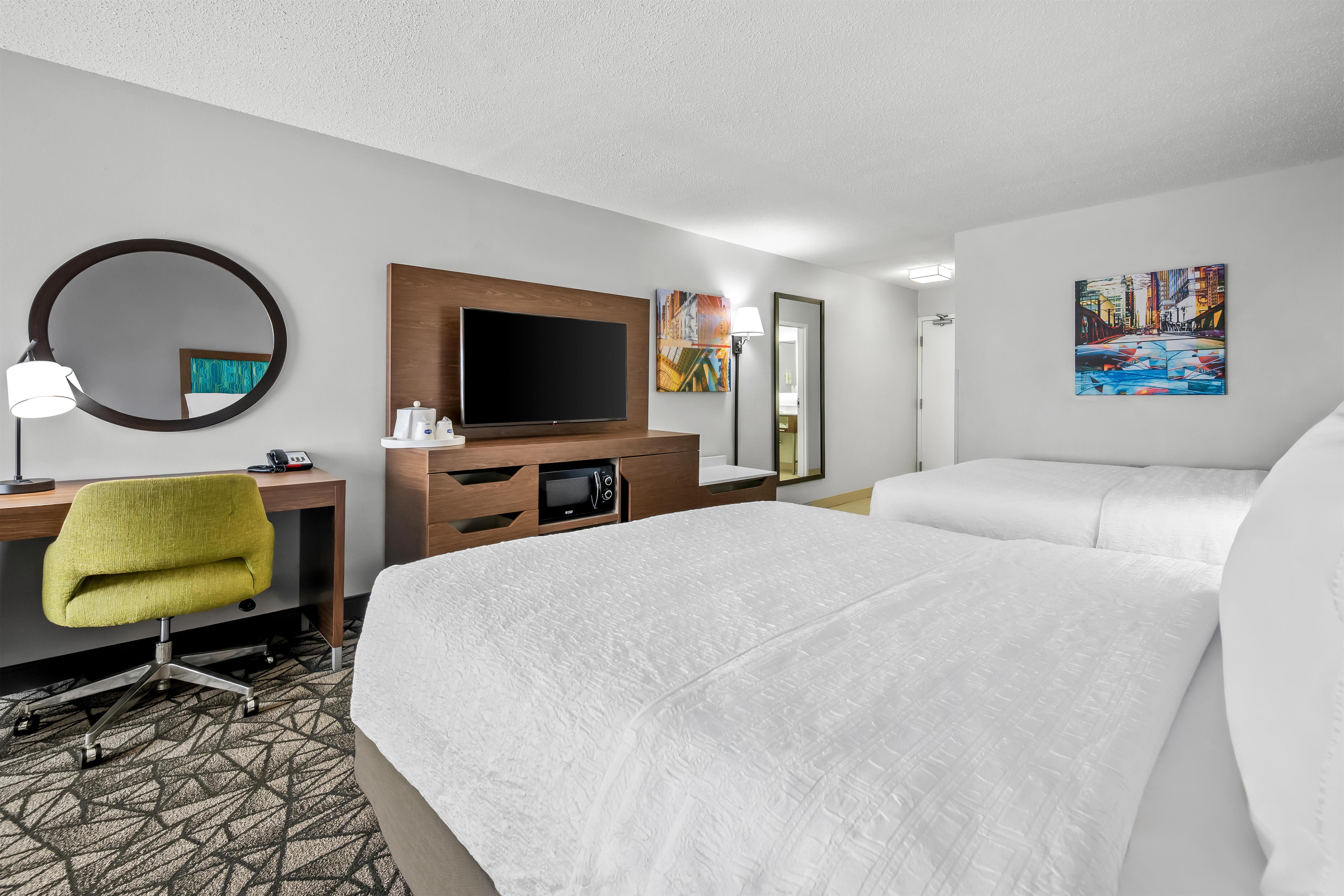 Hampton Inn by Hilton Bloomington West Room Type - 2 QNS HEARING ACC NOSMOK
