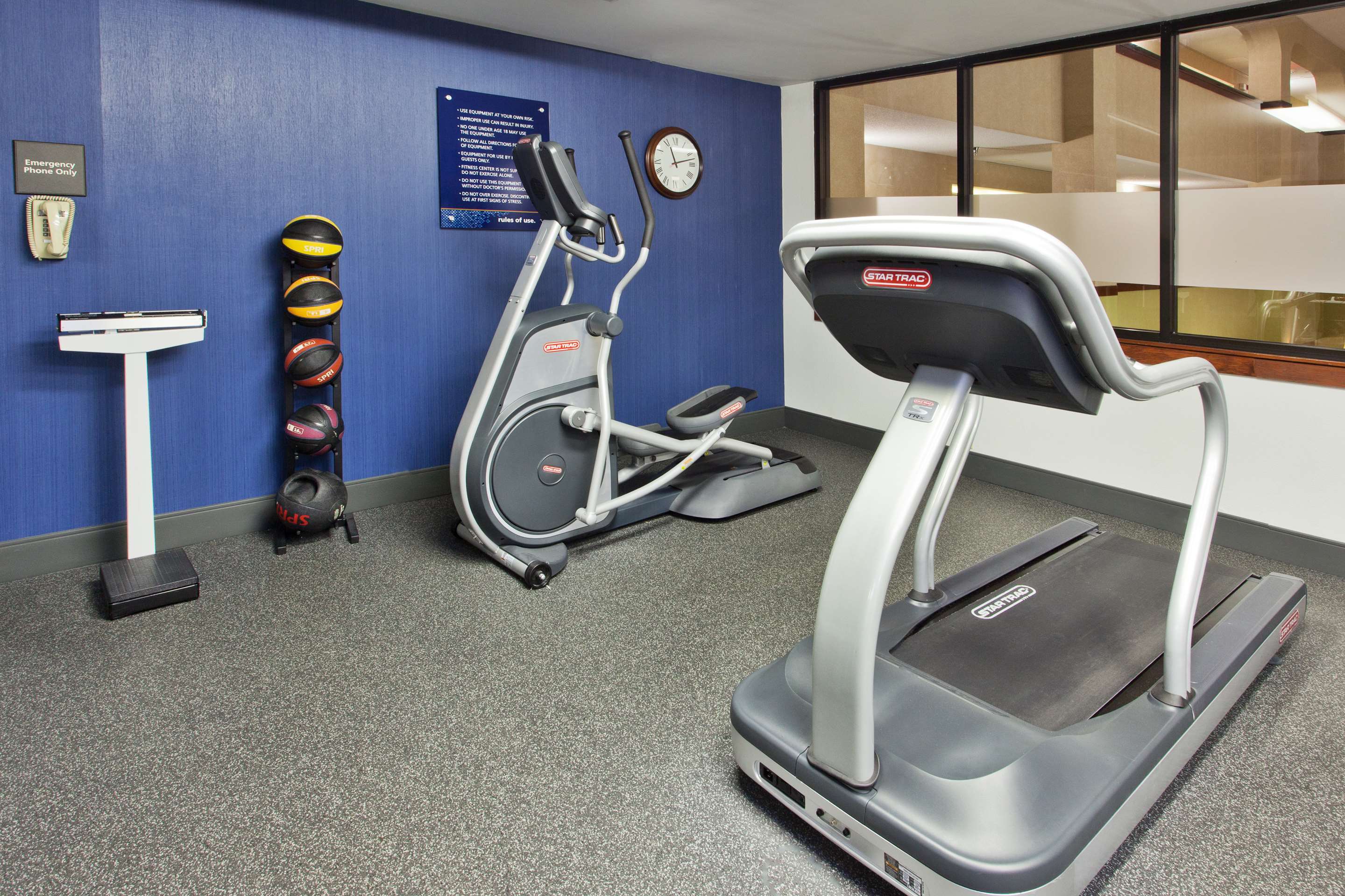 Health club fitness center gym