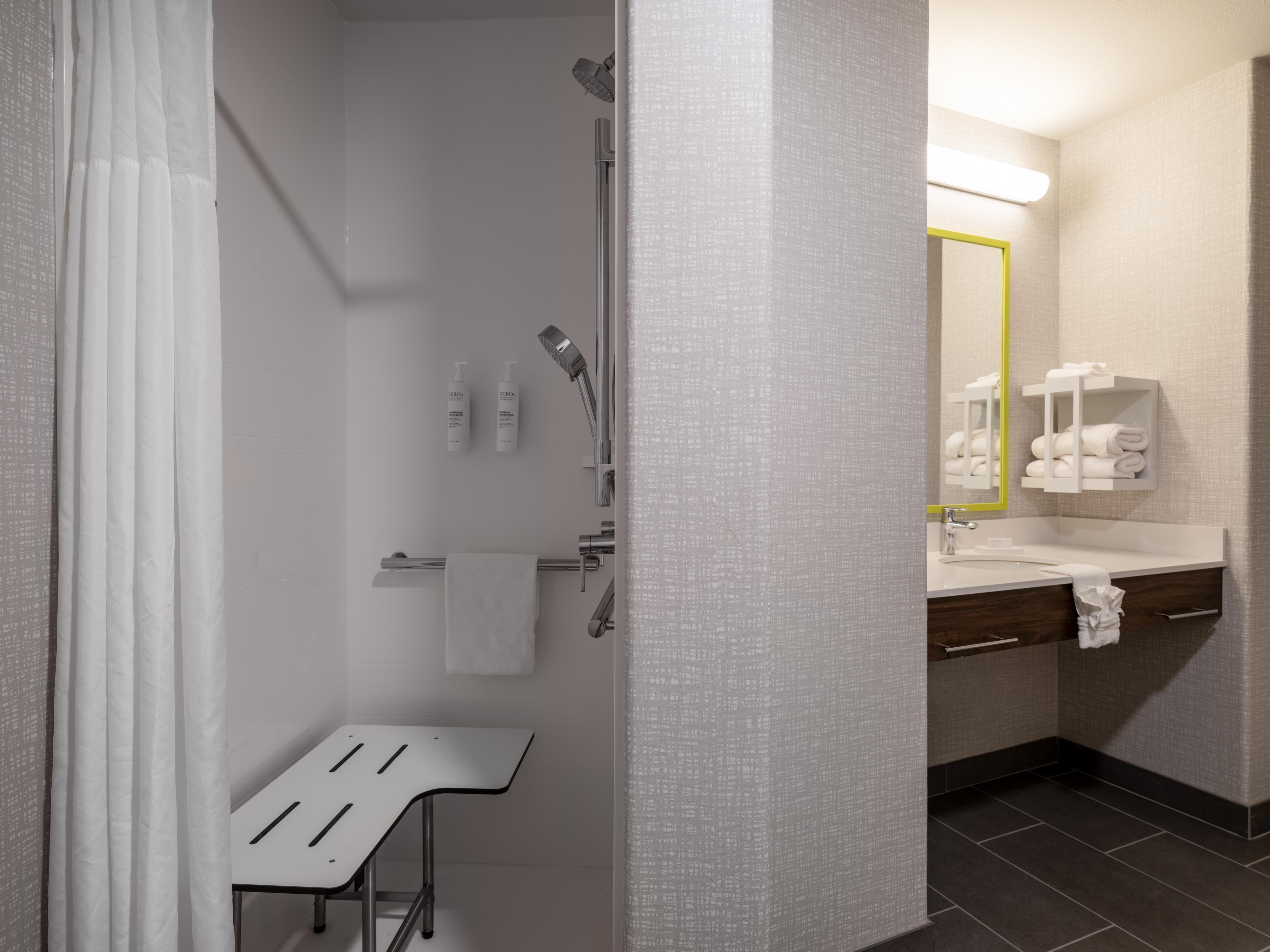 Hampton Inn & Suites Boise-Meridian Room Type - 1 KNG ACC 3X3 SHOWER NS