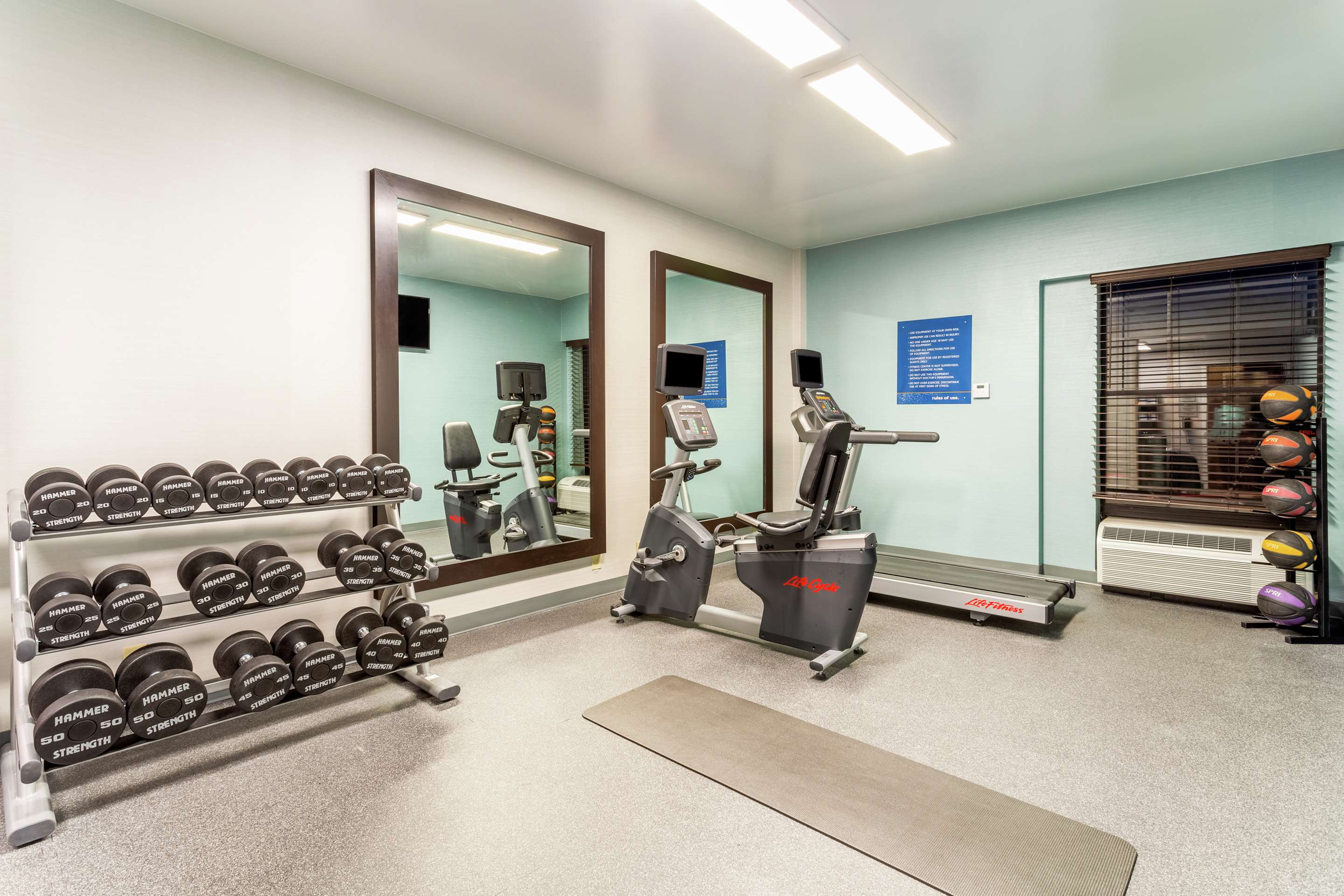 Health club fitness center gym