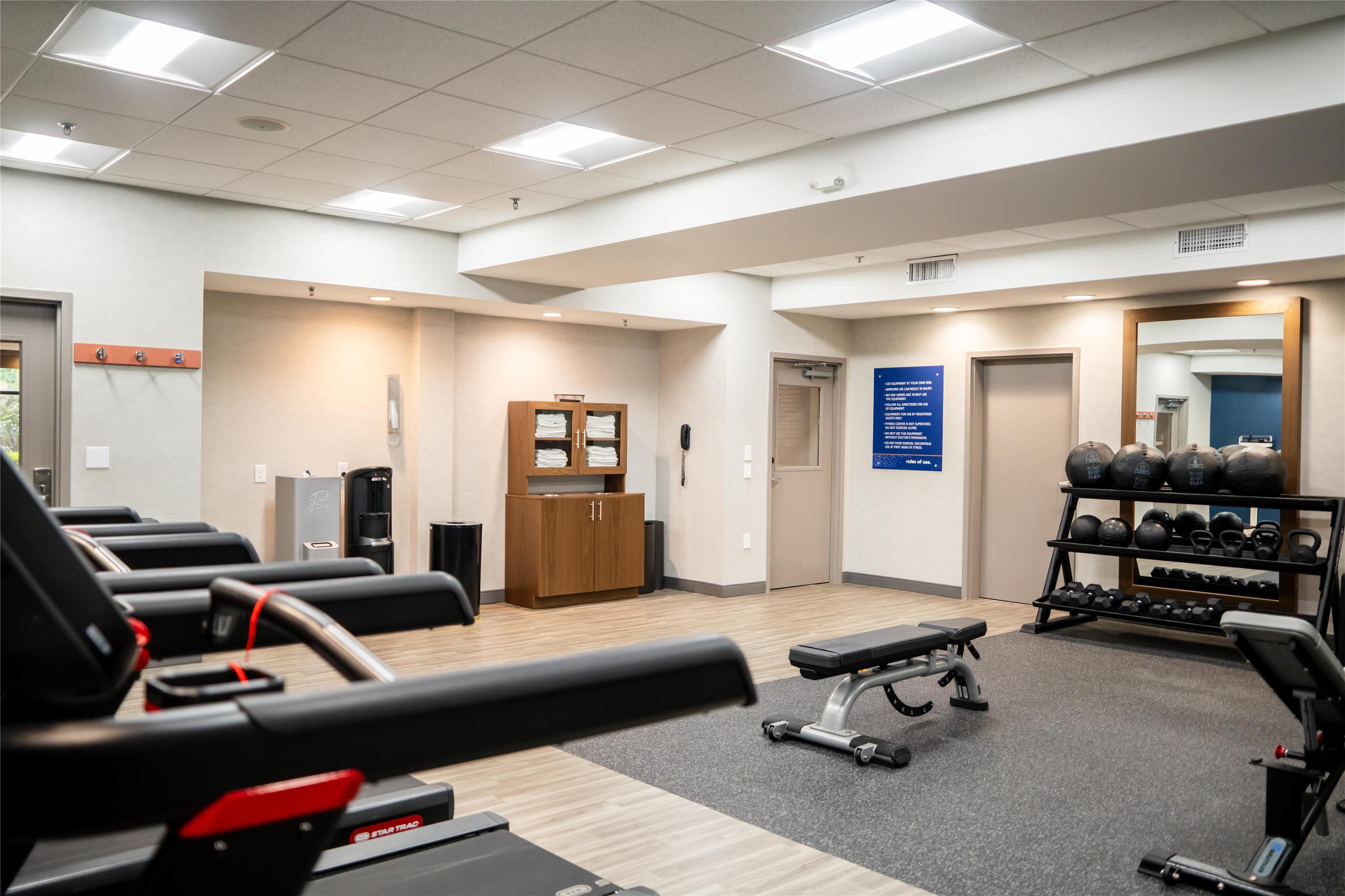 Health club fitness center gym