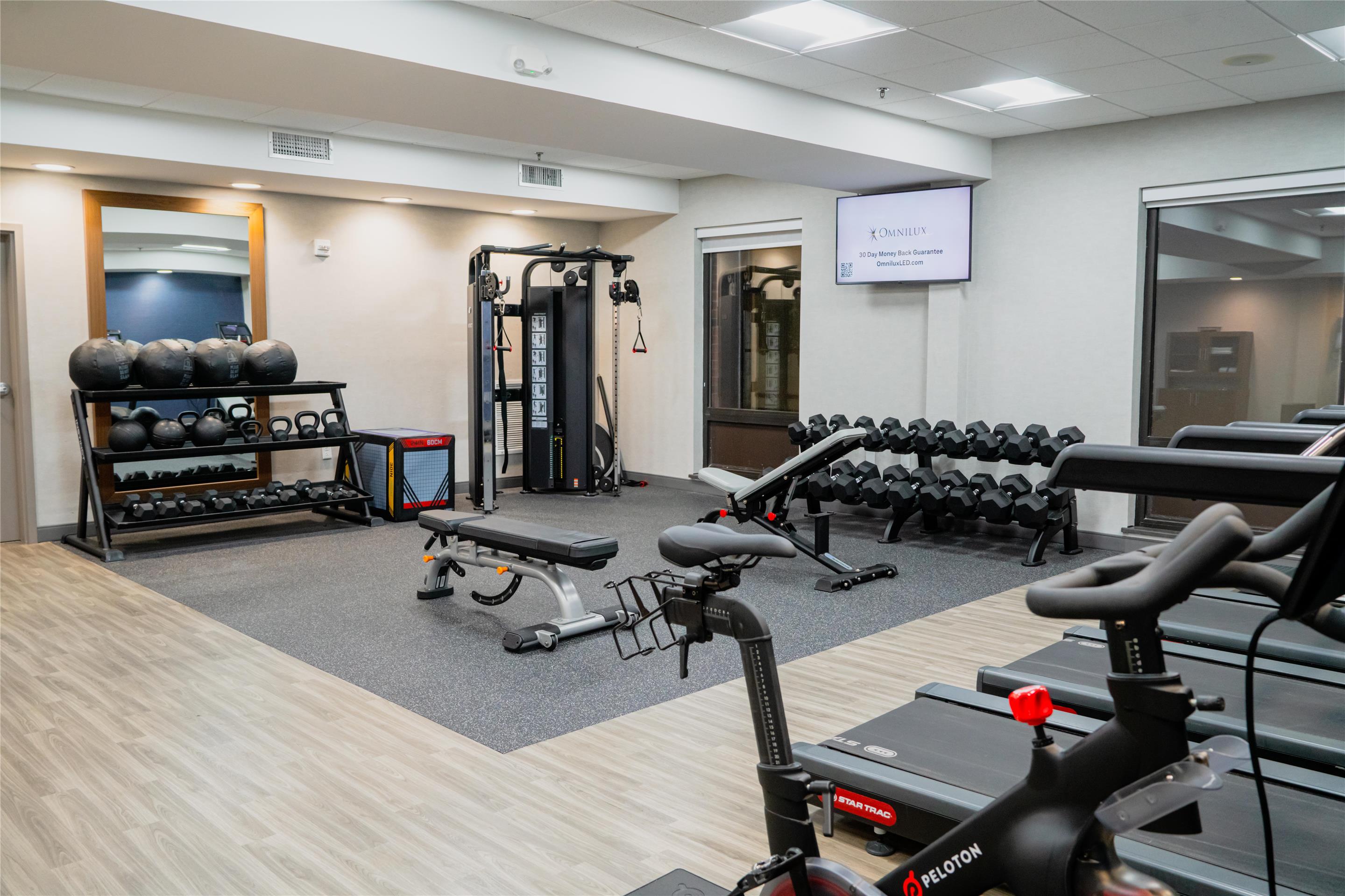 Health club fitness center gym