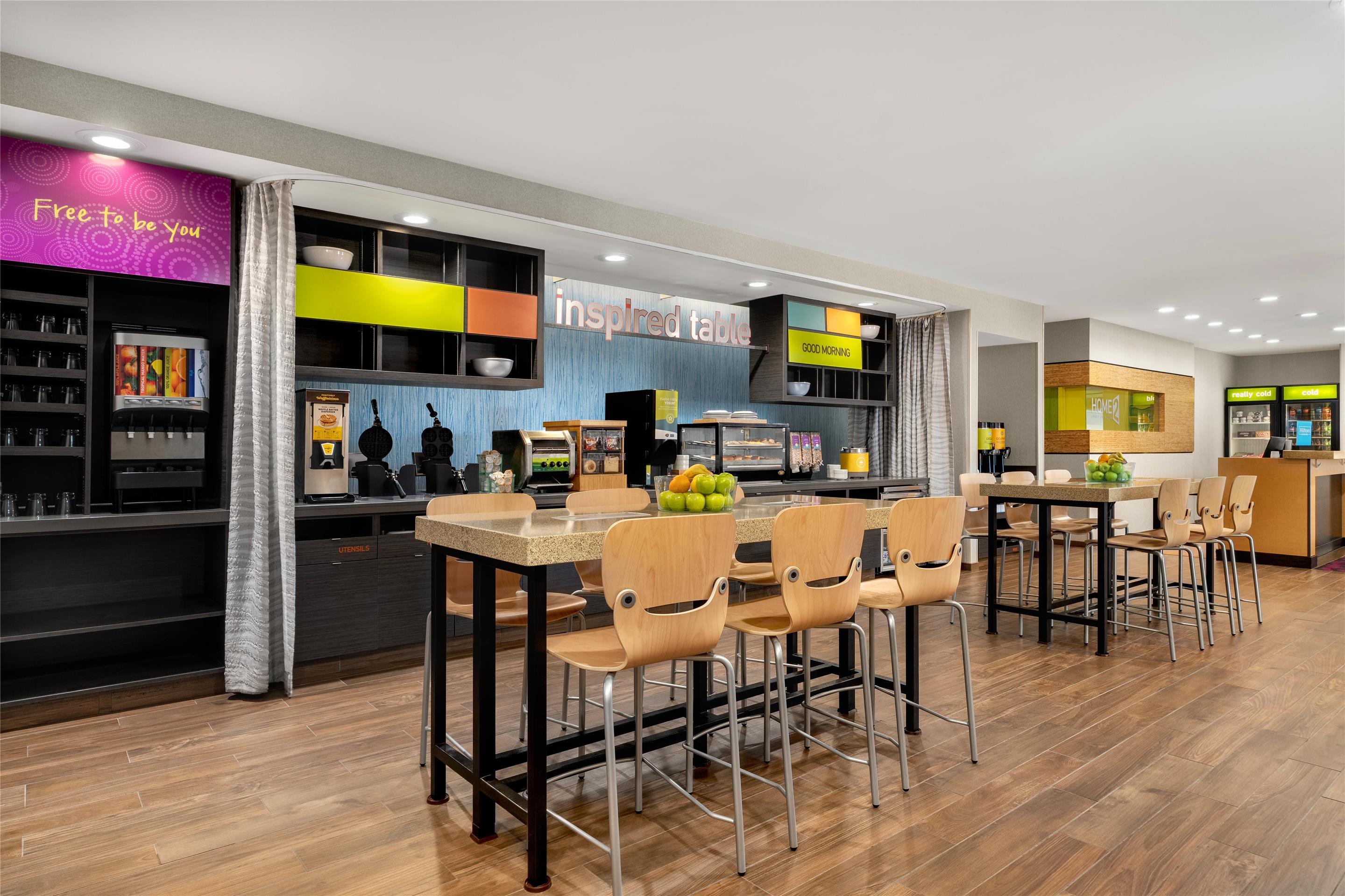 Breakfast Area | Home2 Suites by Hilton Baltimore / Aberdeen, MD