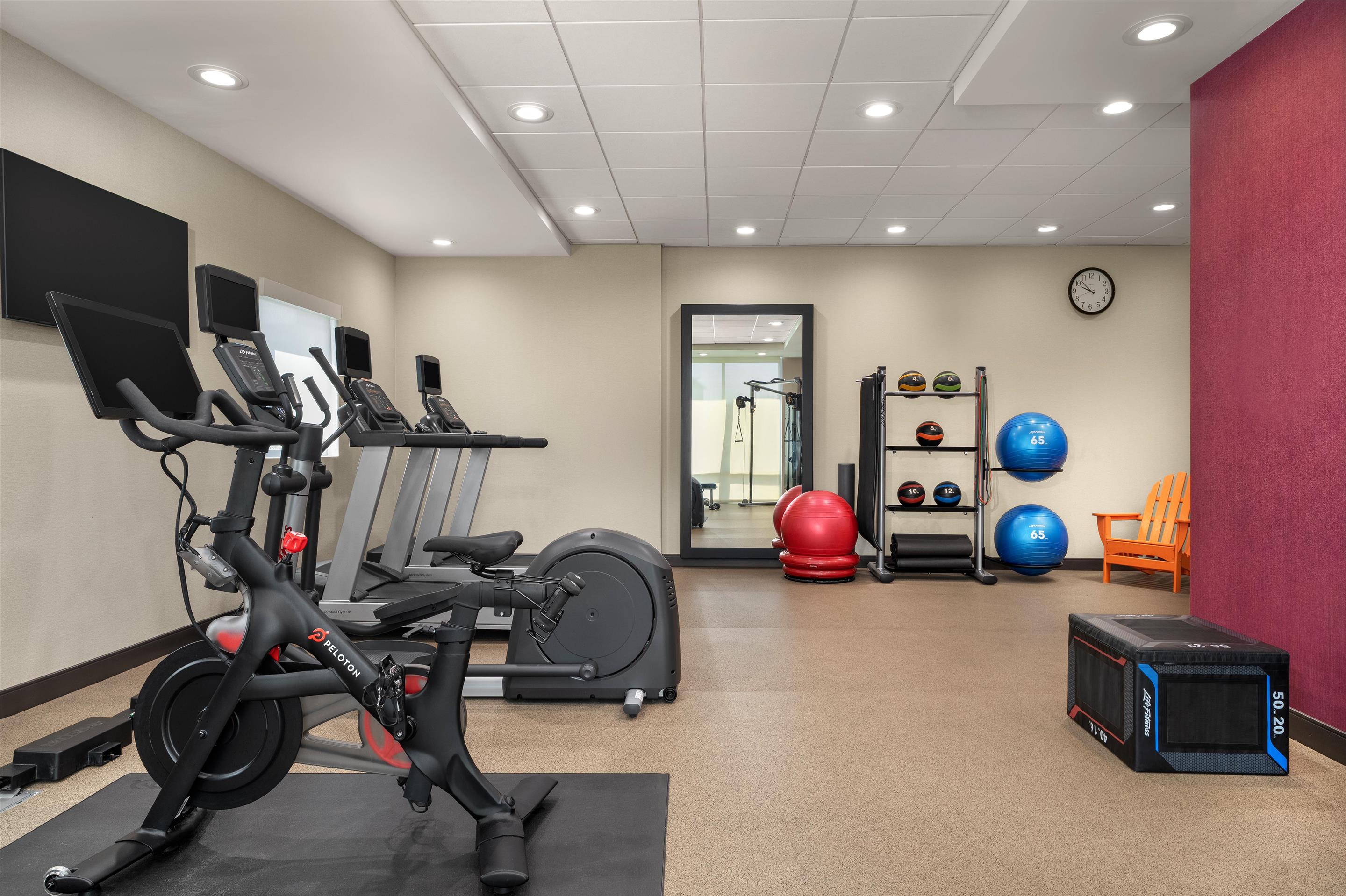 Health club fitness center gym | Home2 Suites by Hilton Baltimore / Aberdeen, MD