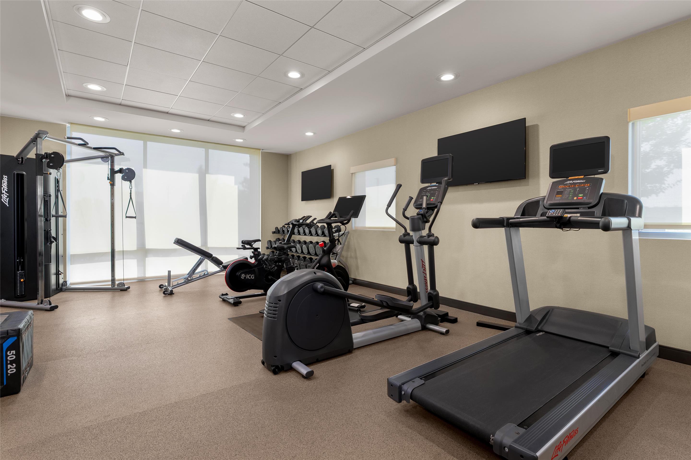 Health club fitness center gym | Home2 Suites by Hilton Baltimore / Aberdeen, MD