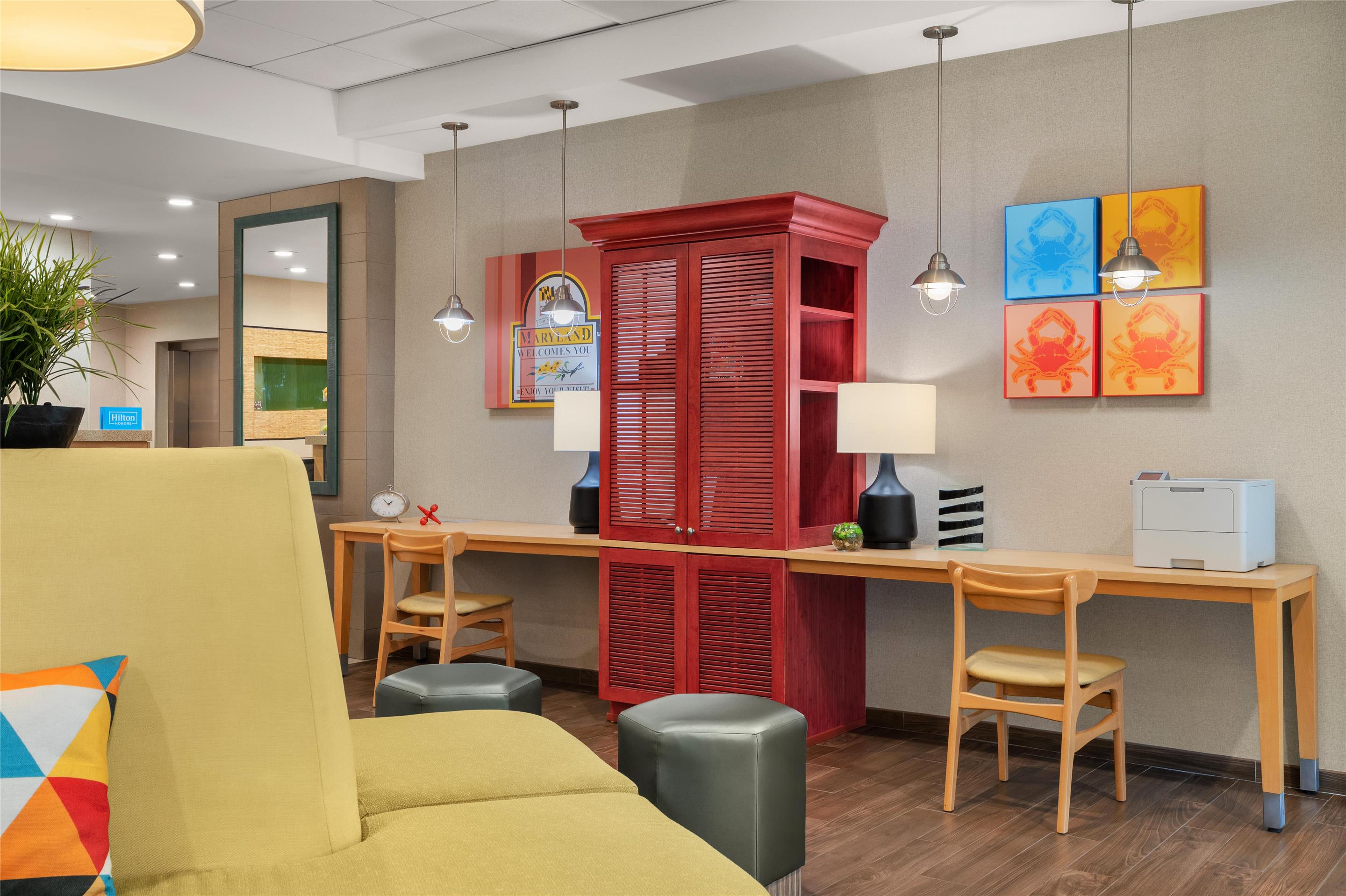 Business Center | Home2 Suites by Hilton Baltimore / Aberdeen, MD