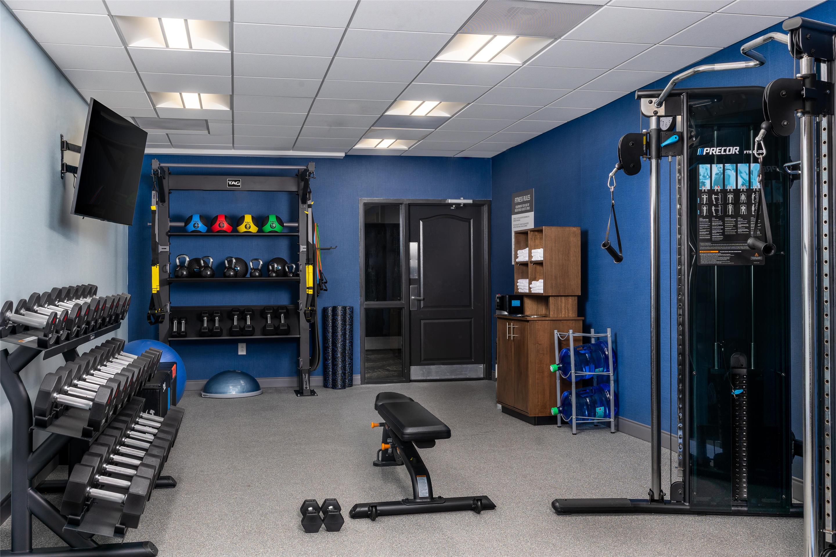 Health club fitness center gym | Hampton Inn Columbia-Downtown Historic District