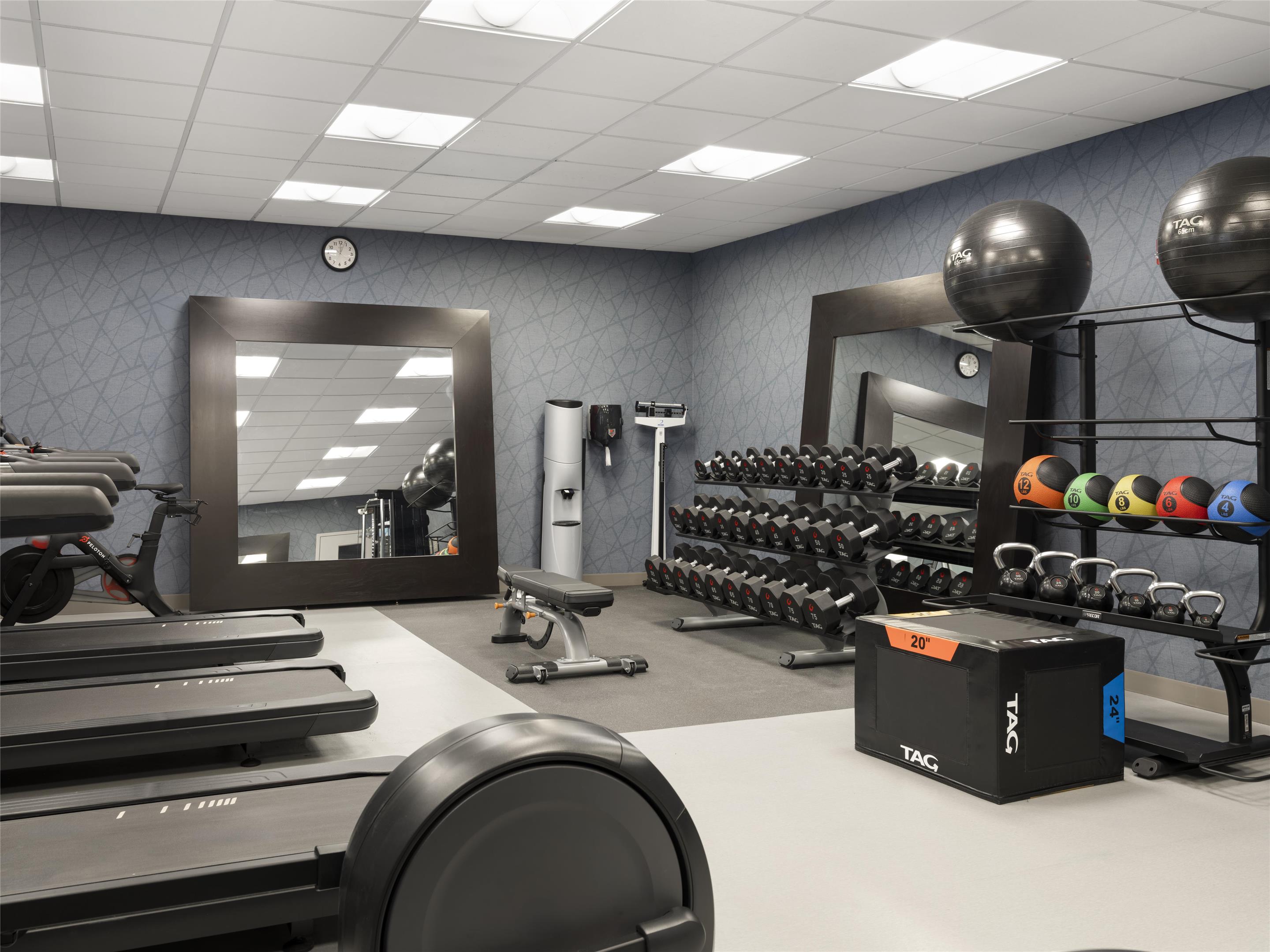 Health club fitness center gym | Homewood Suites by Hilton Akron Fairlawn, OH