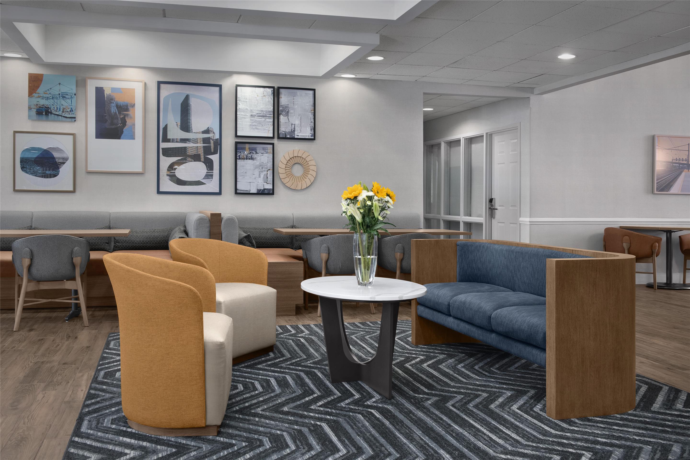 Lobby | Homewood Suites by Hilton Newark-Cranford