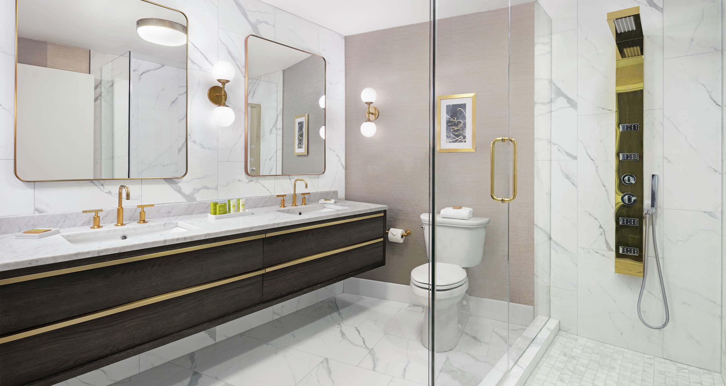 Guest room bath