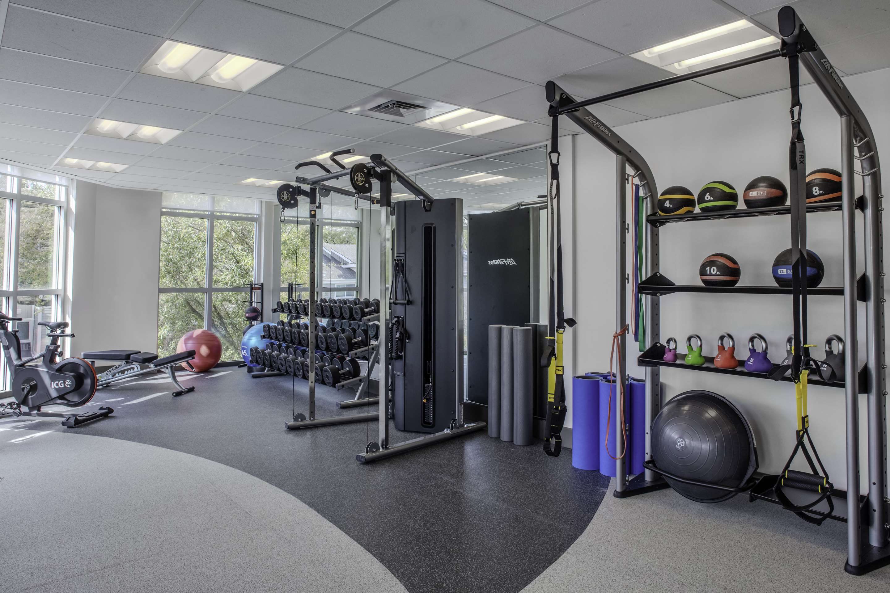 Health club fitness center gym | Hilton Garden Inn Charleston / Mt. Pleasant