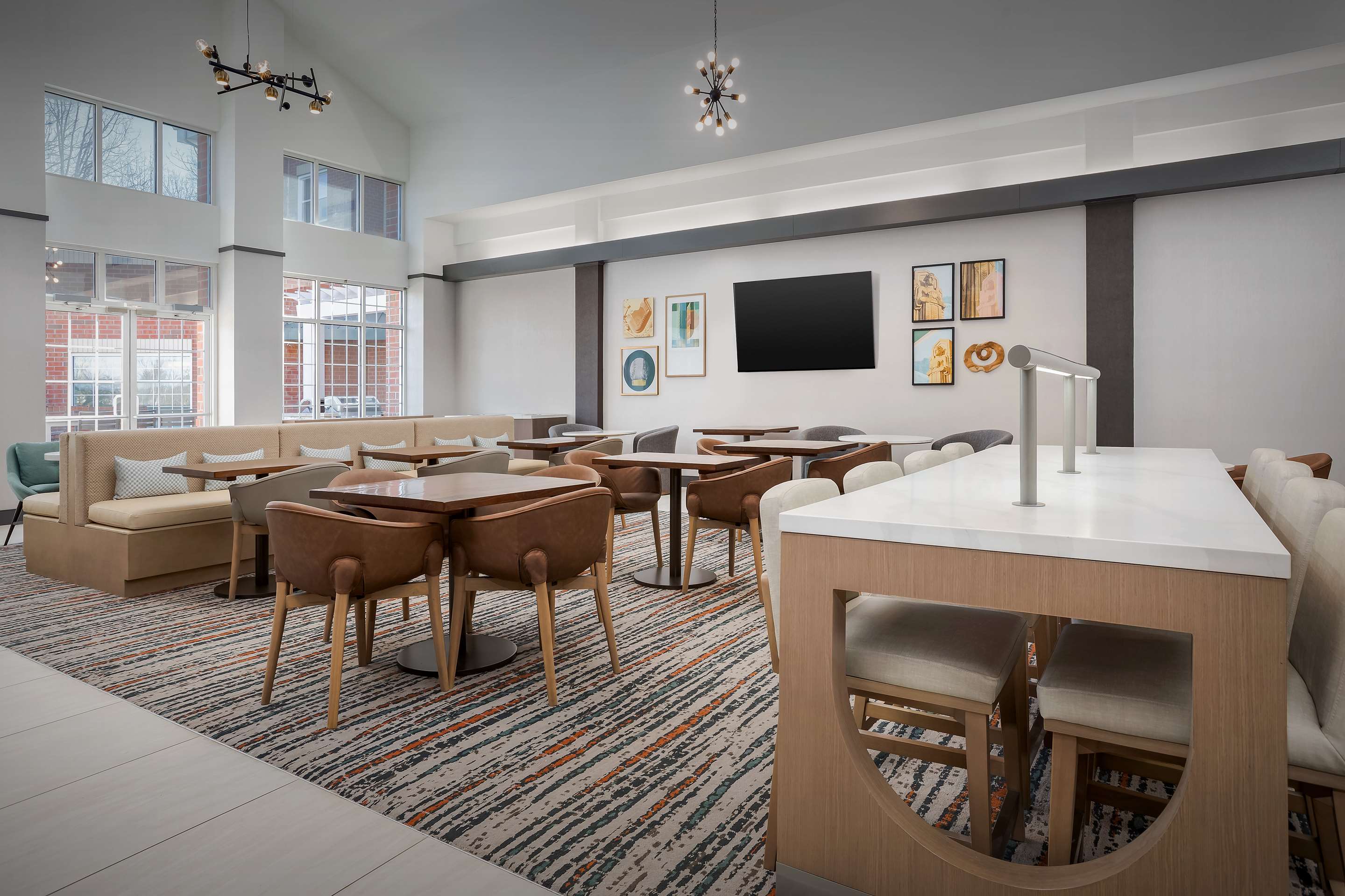 Breakfast Area | Homewood Suites by Hilton Cleveland-Solon