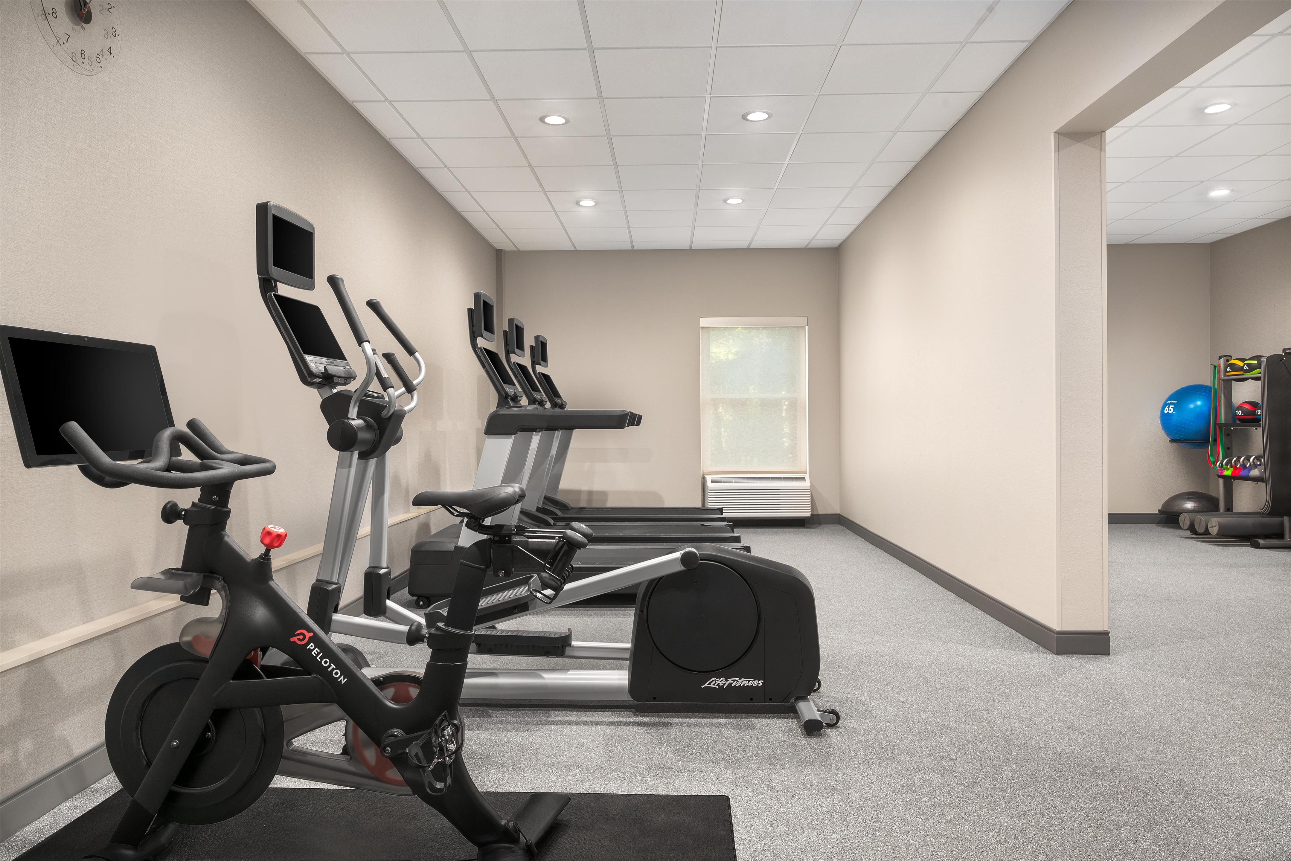 Health club fitness center gym | Hampton Inn & Suites Charlotte-Arrowood Rd.