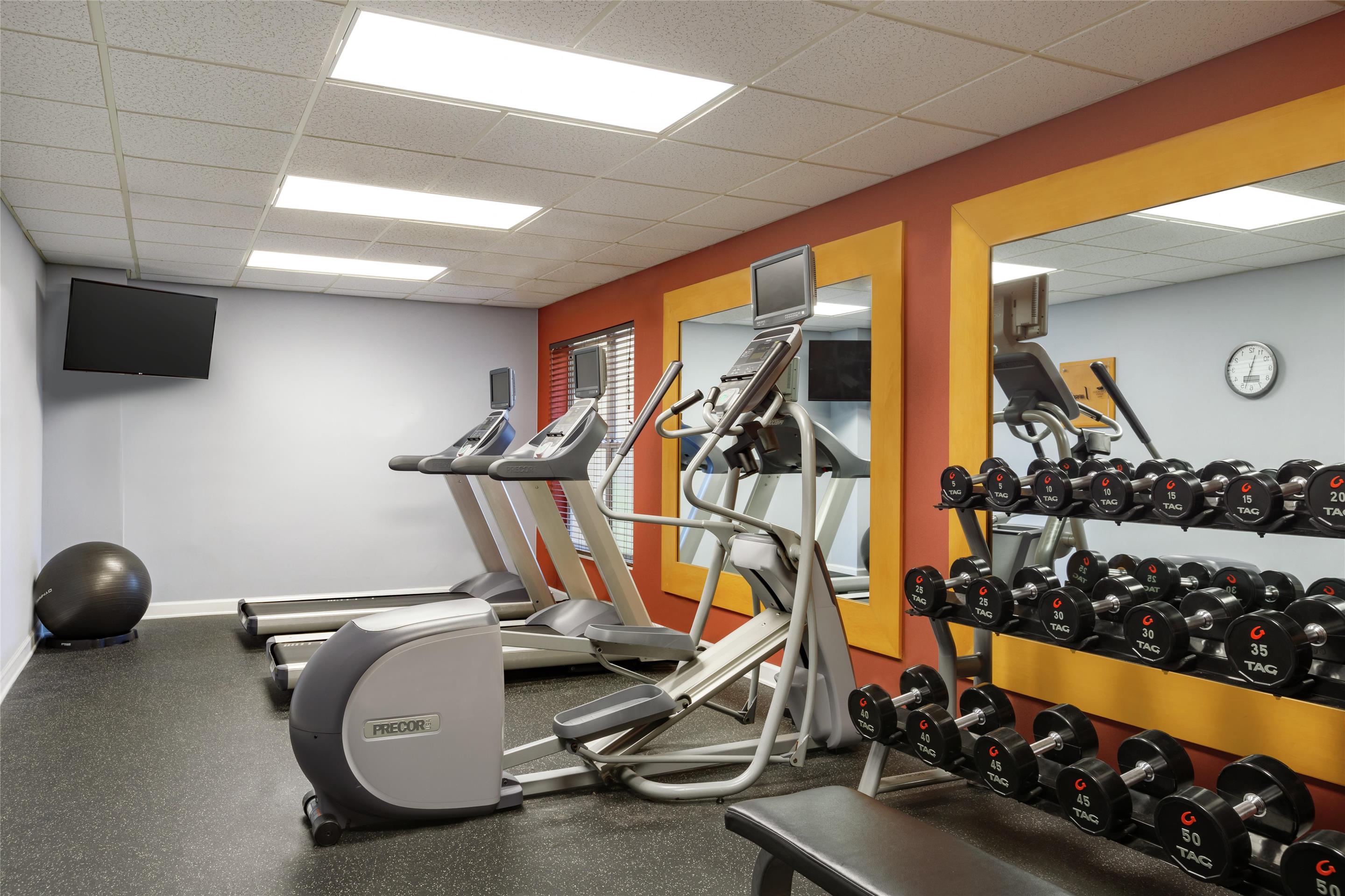 Health club fitness center gym | Homewood Suites by Hilton St. Petersburg Clearwater