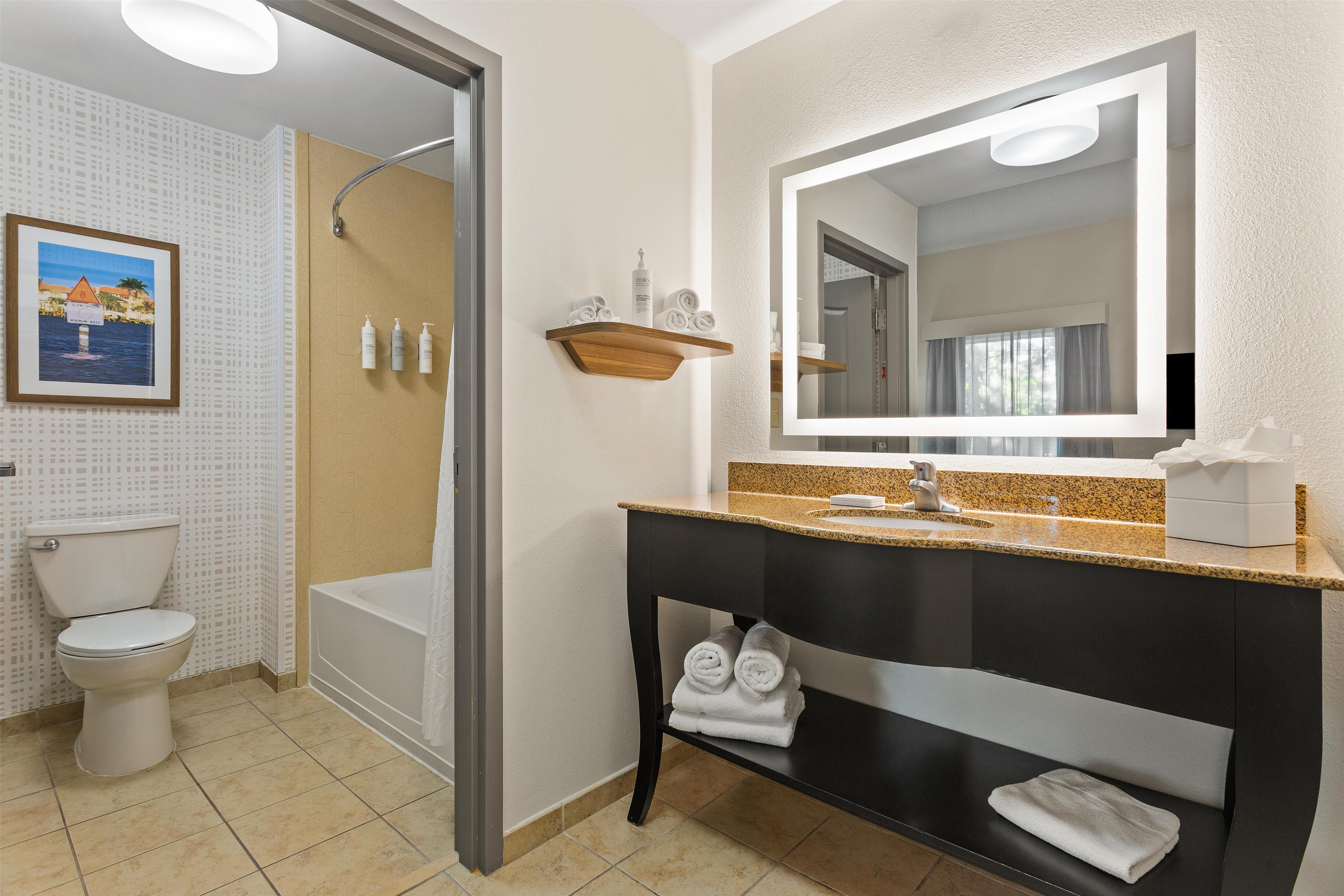 Guest room bath
