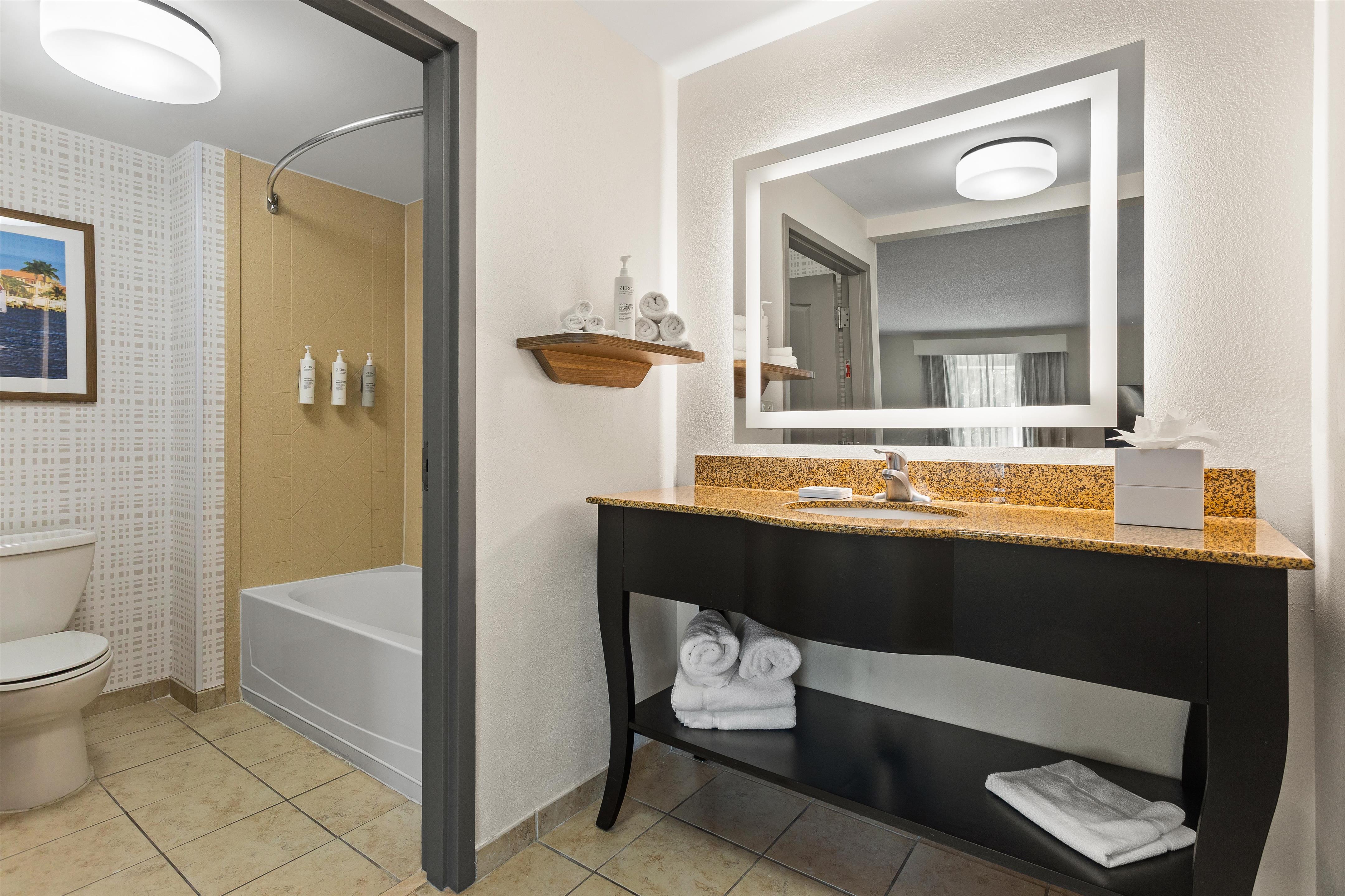 Guest room bath