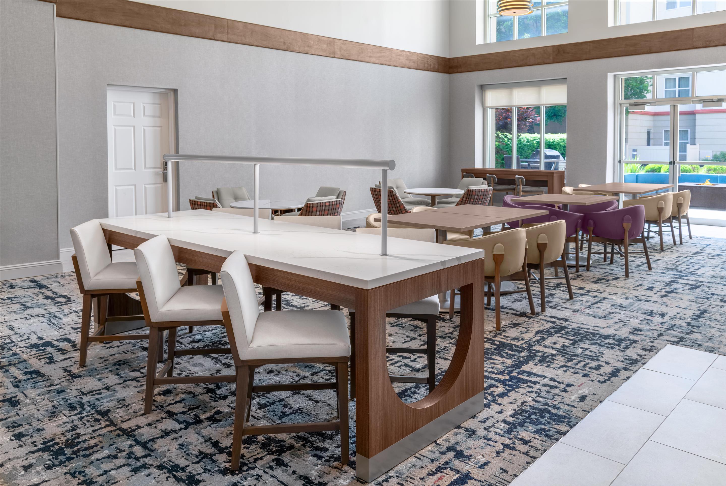 Breakfast Area | Homewood Suites by Hilton Columbus/Airport