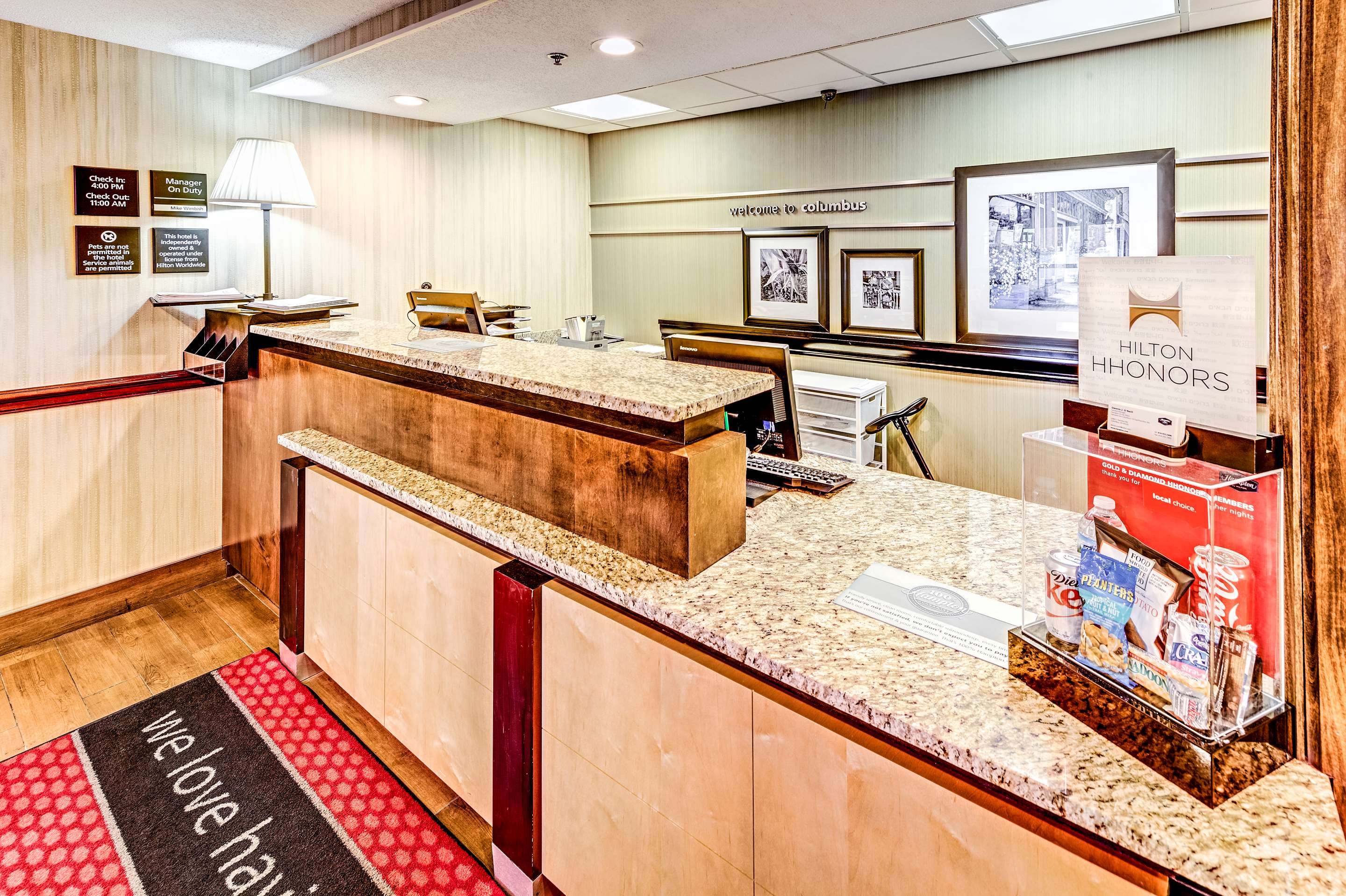 Reception | Hampton Inn Columbus I-70E/Hamilton Road