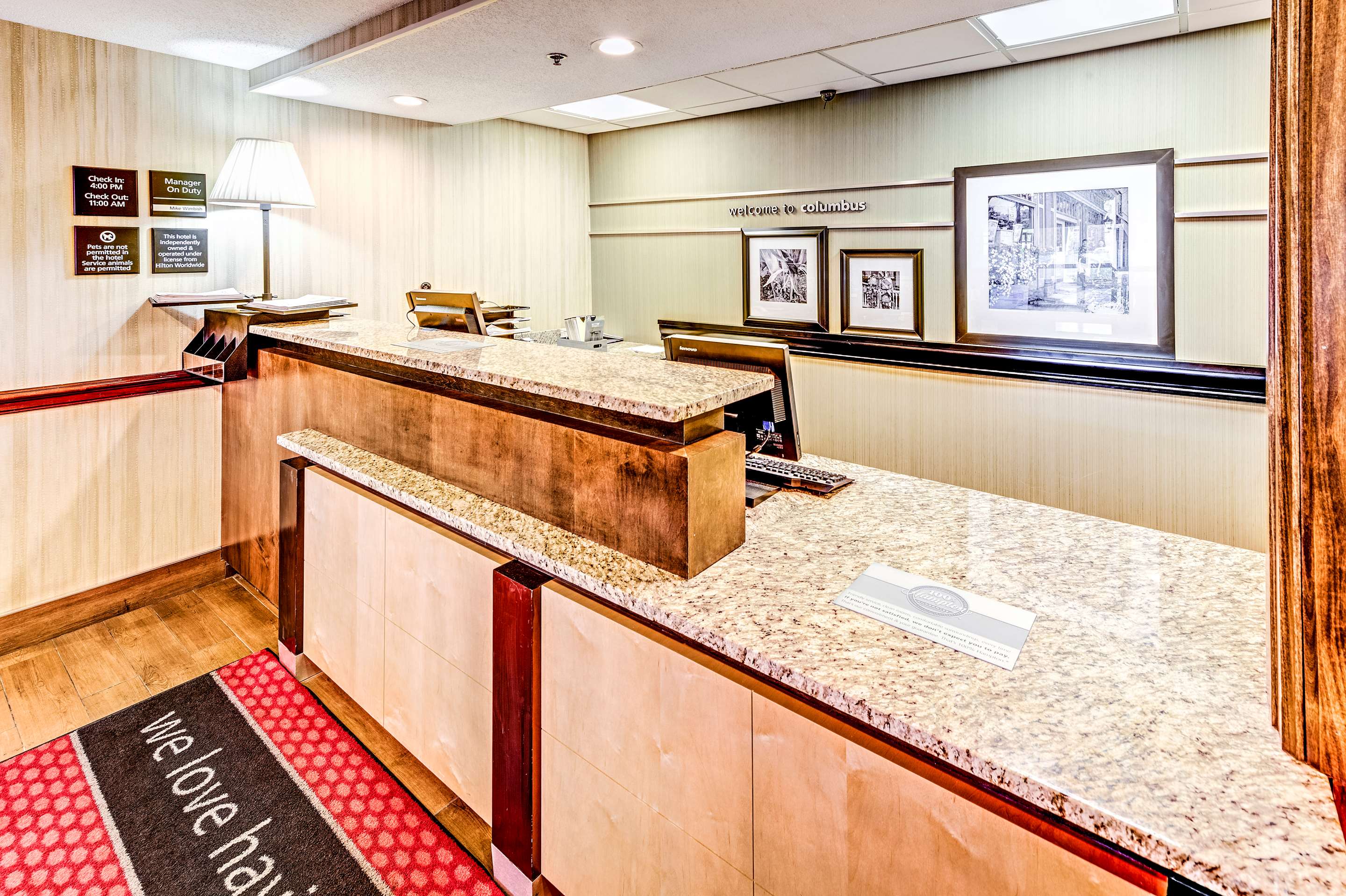 Reception | Hampton Inn Columbus I-70E/Hamilton Road