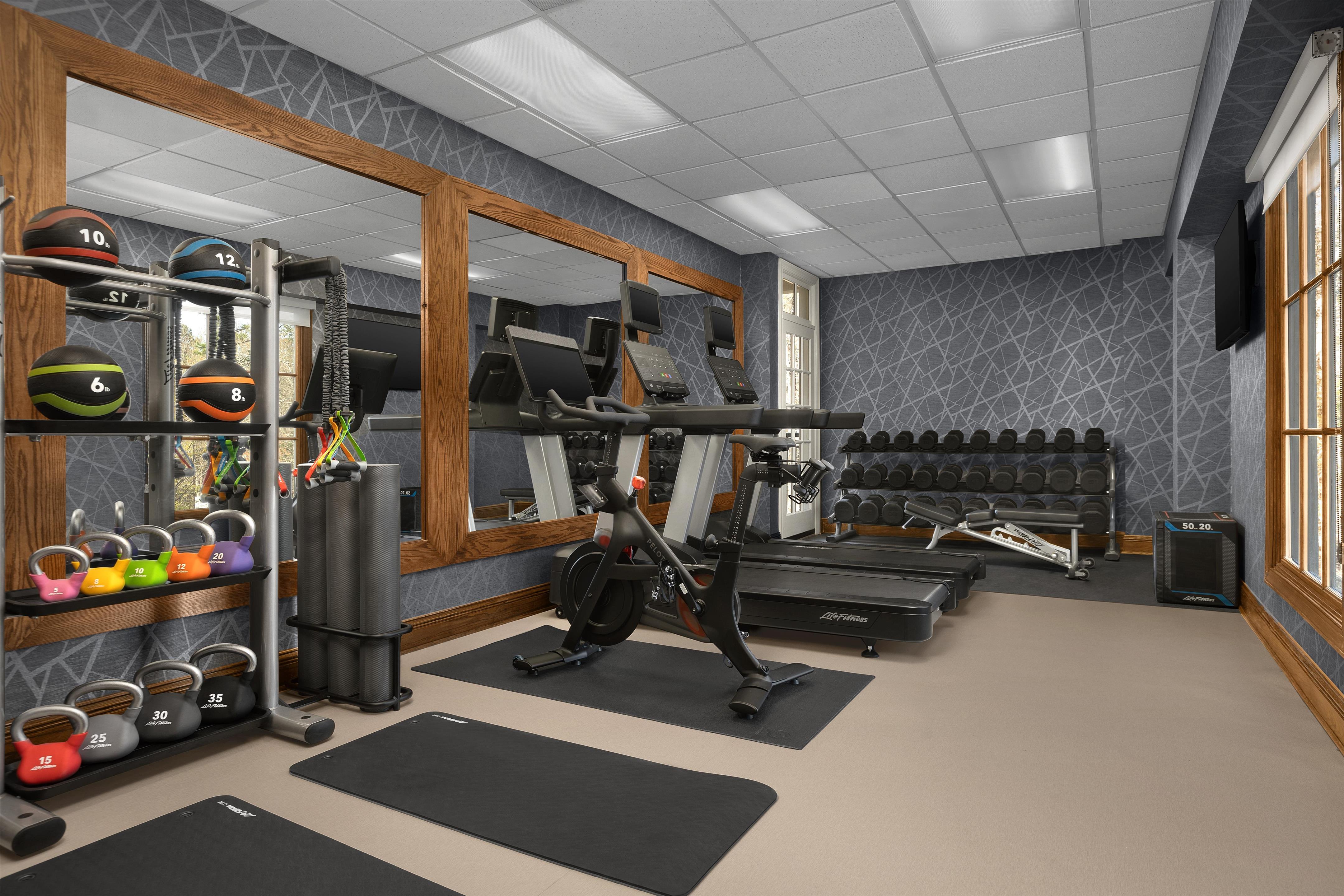 Health club fitness center gym | Homewood Suites by Hilton Raleigh/Cary