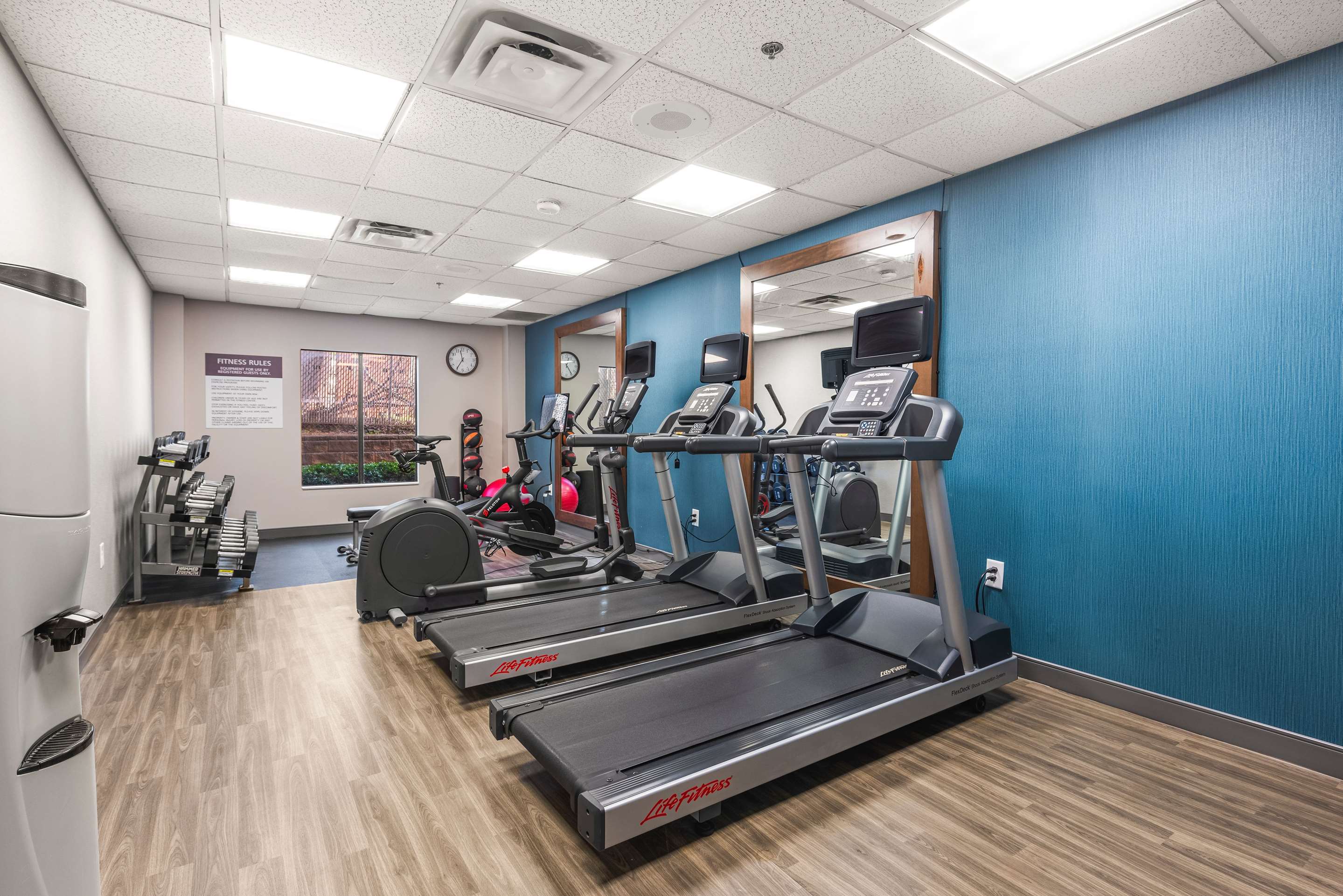 Health club fitness center gym | Hampton Inn Columbus-North
