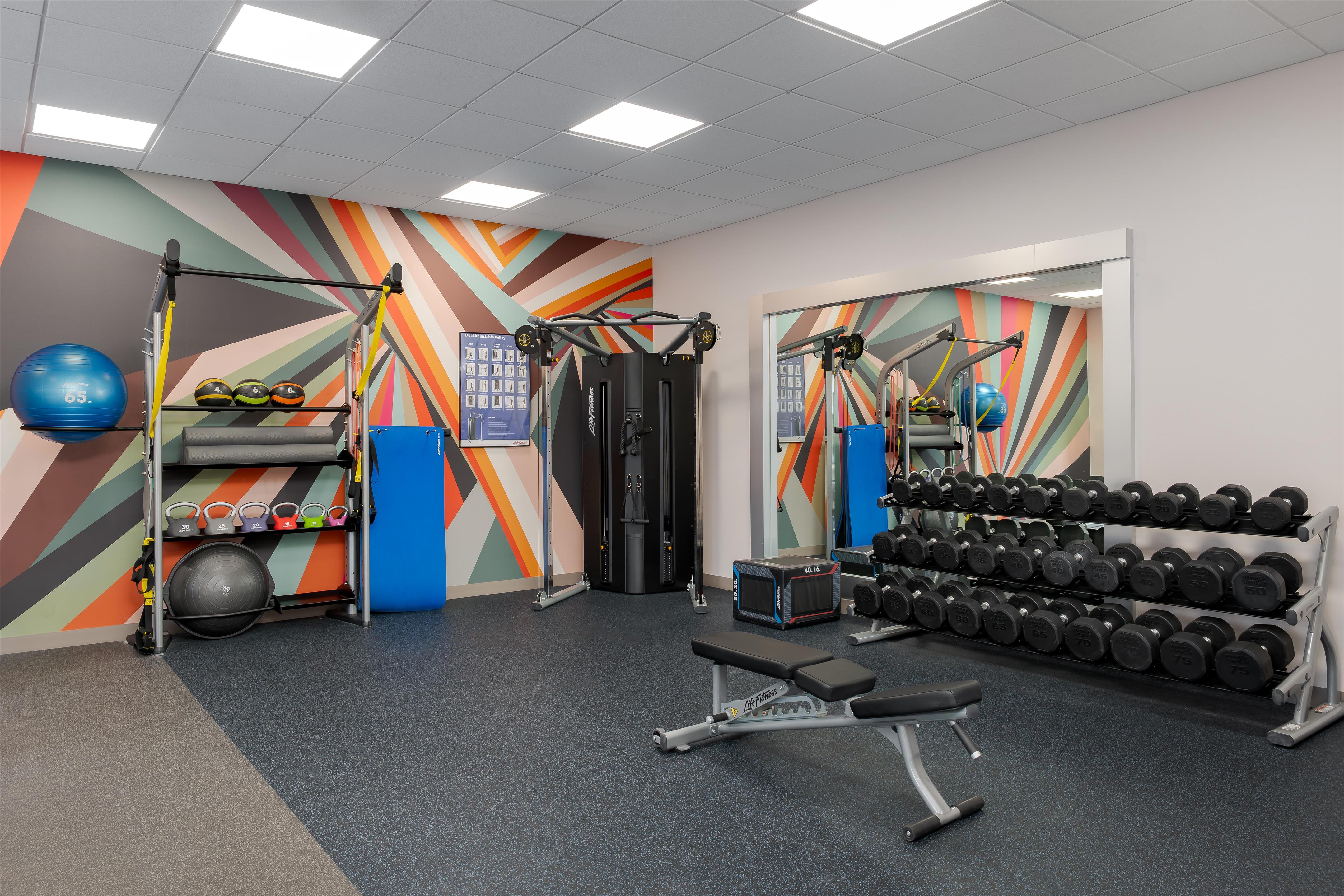 Health club fitness center gym | Hilton Garden Inn Cincinnati/West Chester