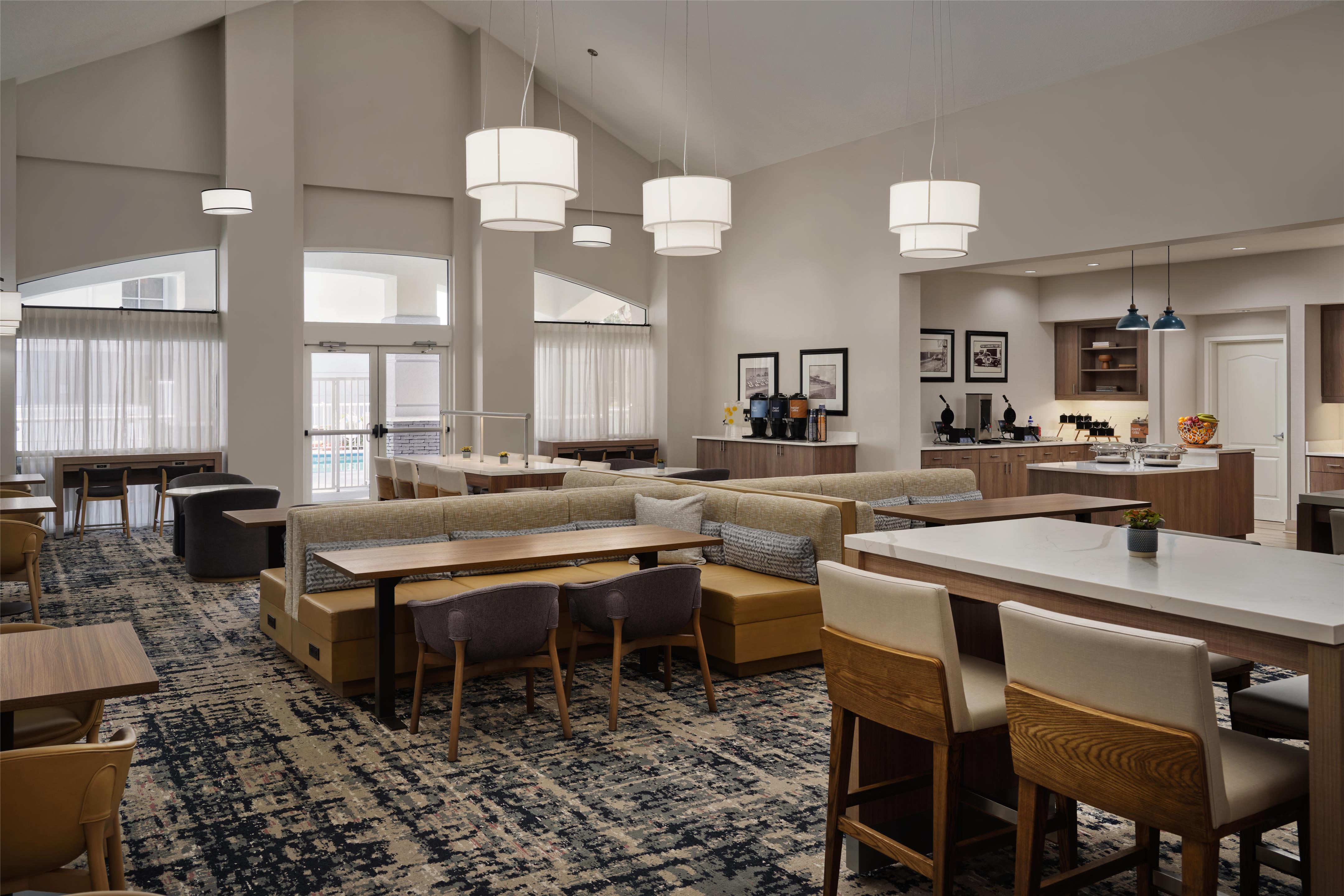 Breakfast Area | Homewood Suites by Hilton Daytona Beach Speedway-Airport