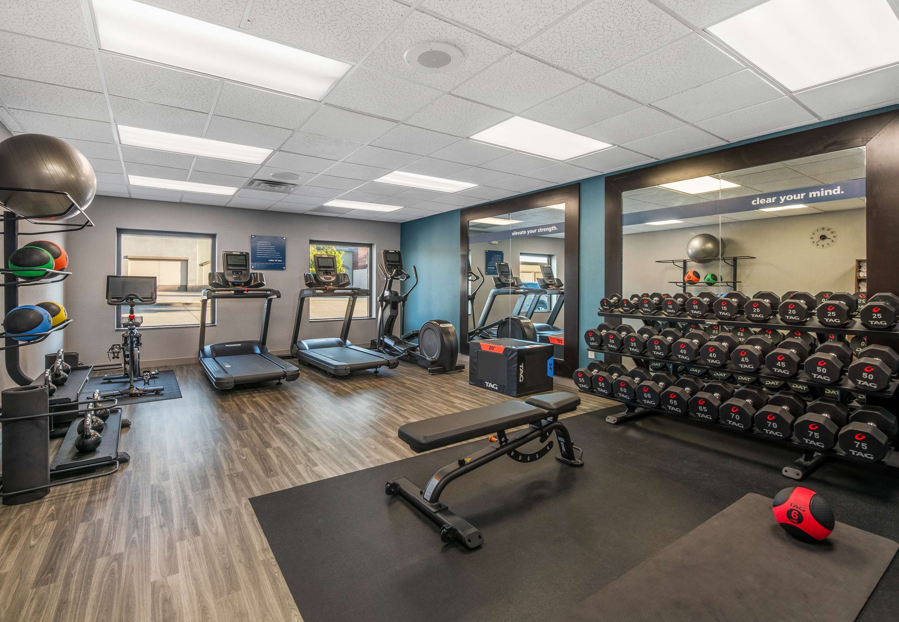 Health club fitness center gym