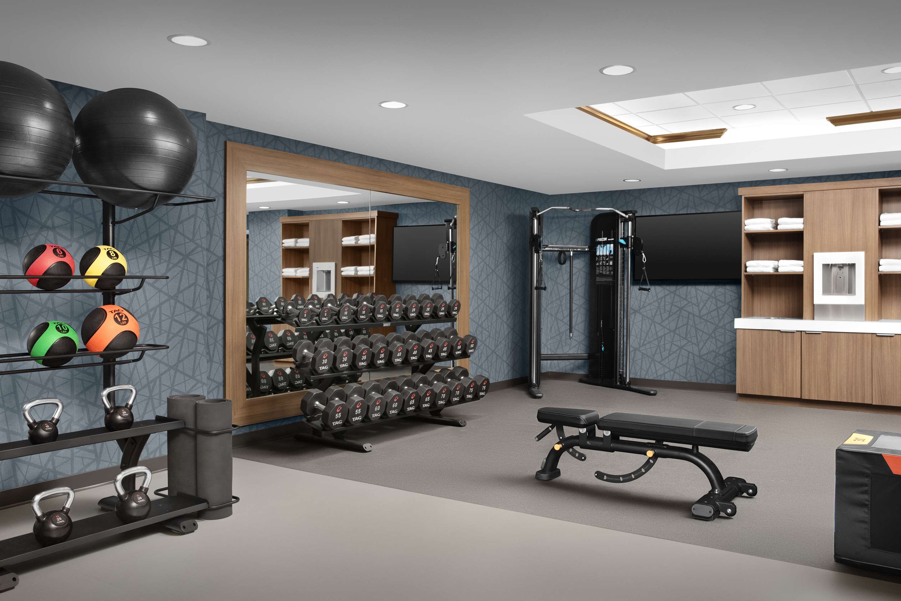 Health club fitness center gym