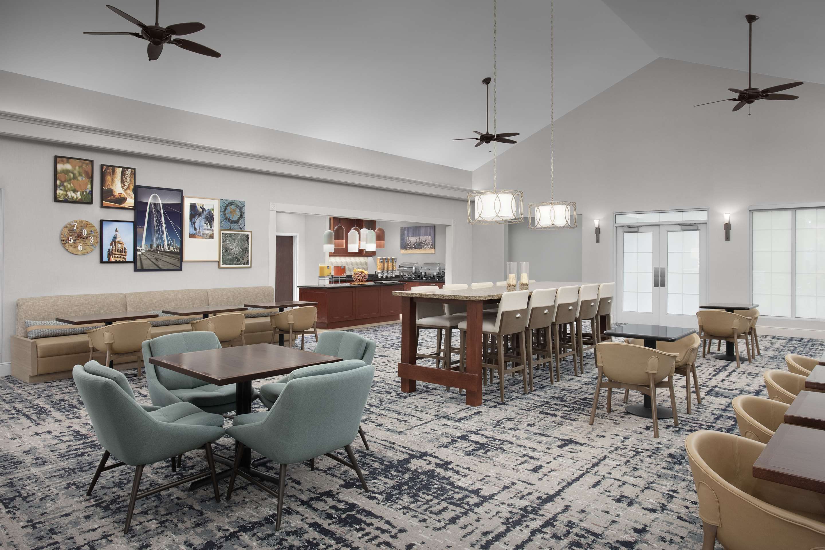 Breakfast Area | Homewood Suites by Hilton Irving - DFW Airport