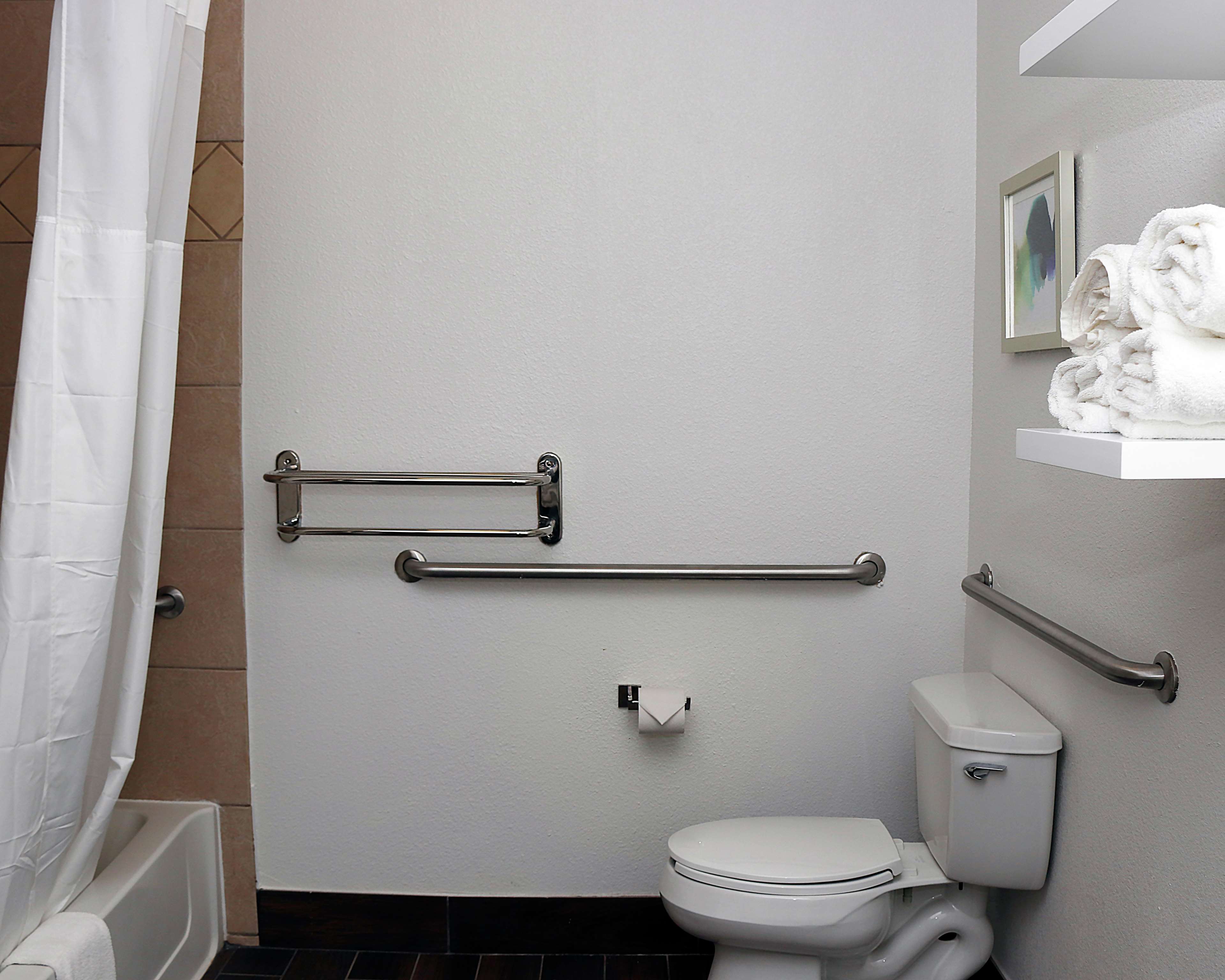 Hampton Inn & Suites by Hilton Stephenville Room Type - 1KNG MOB HEAR ACC W TUB NS