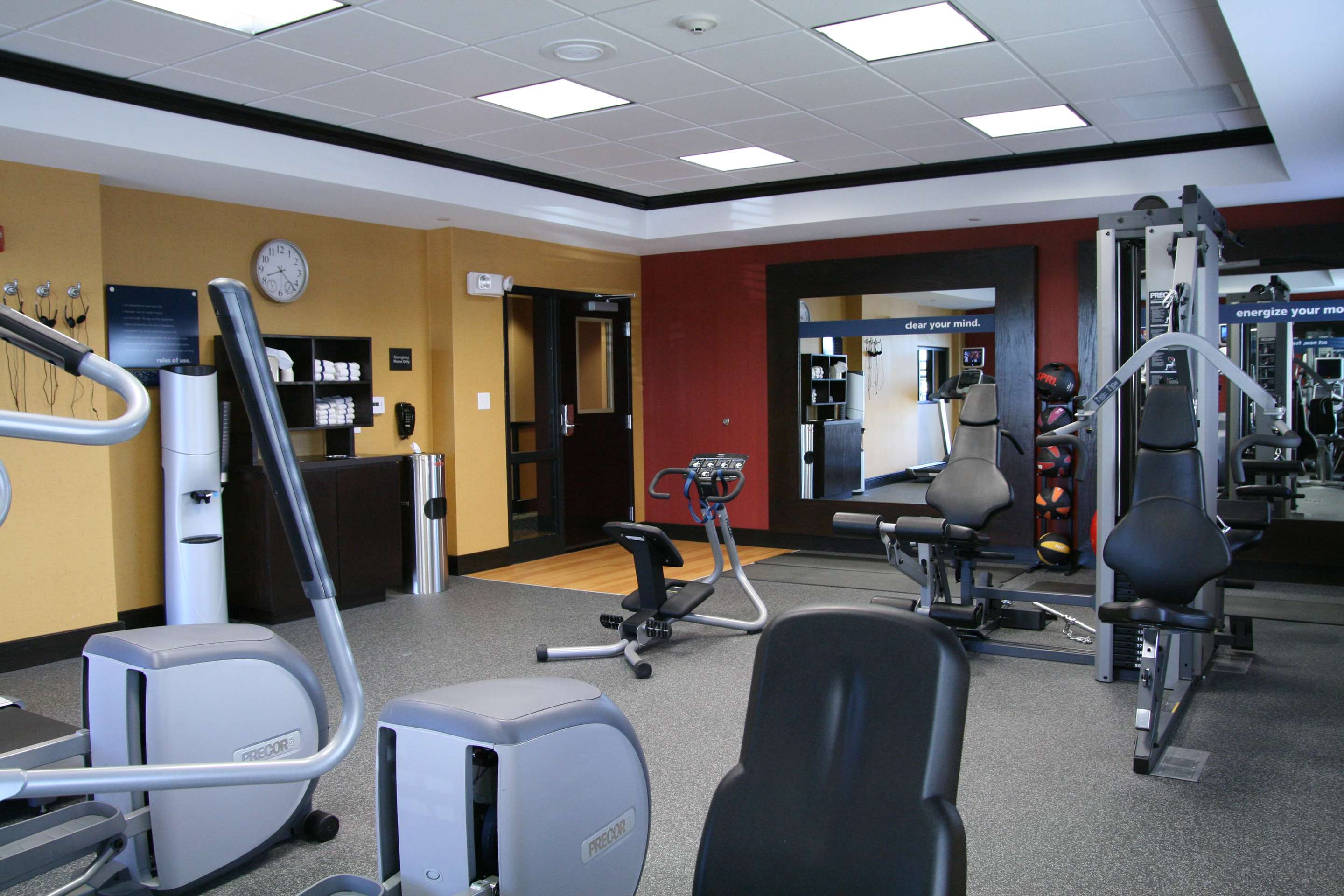Health club fitness center gym | Hampton Inn & Suites Dallas/Lewisville-Vista Ridge Mall, TX