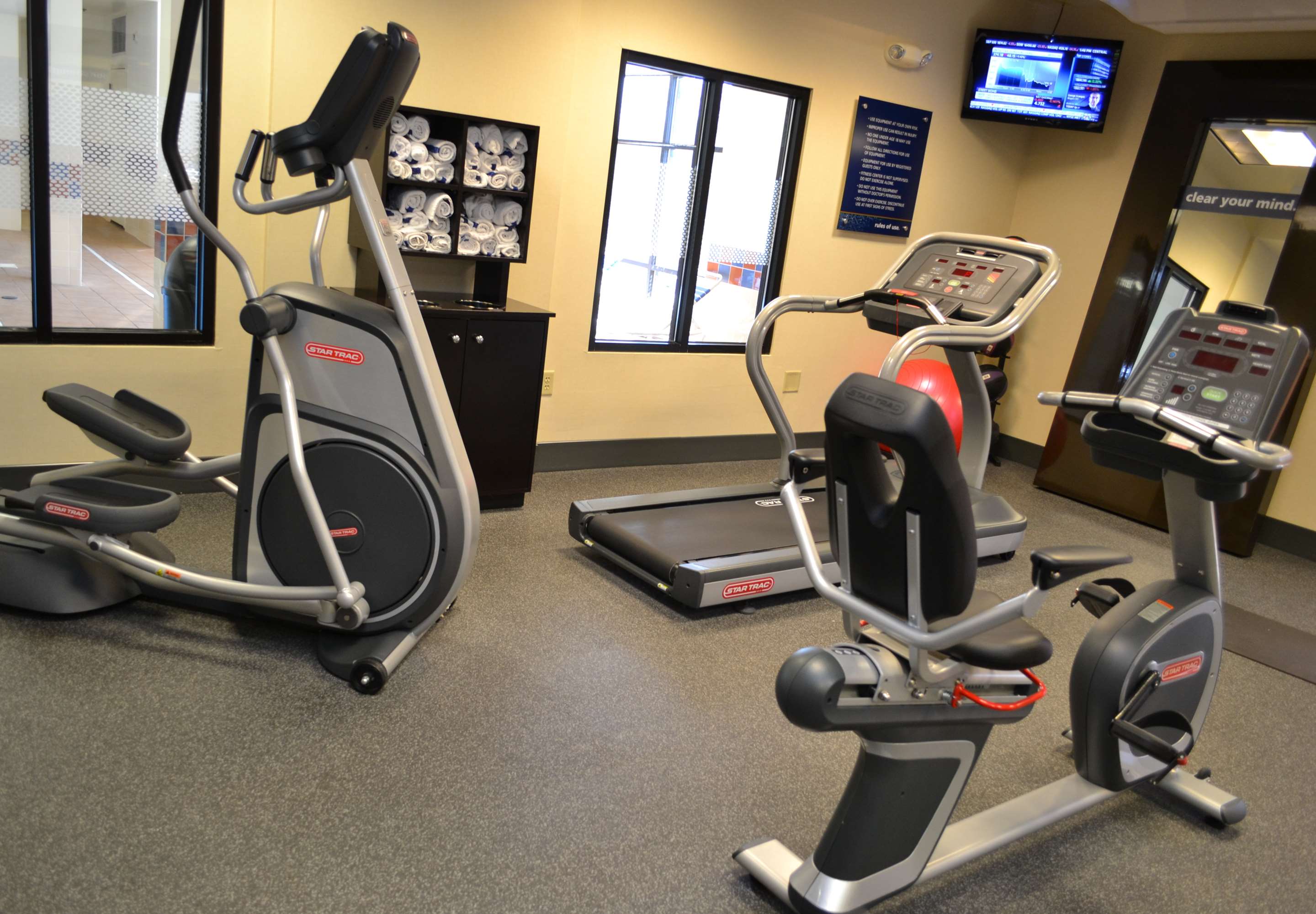 Health club fitness center gym