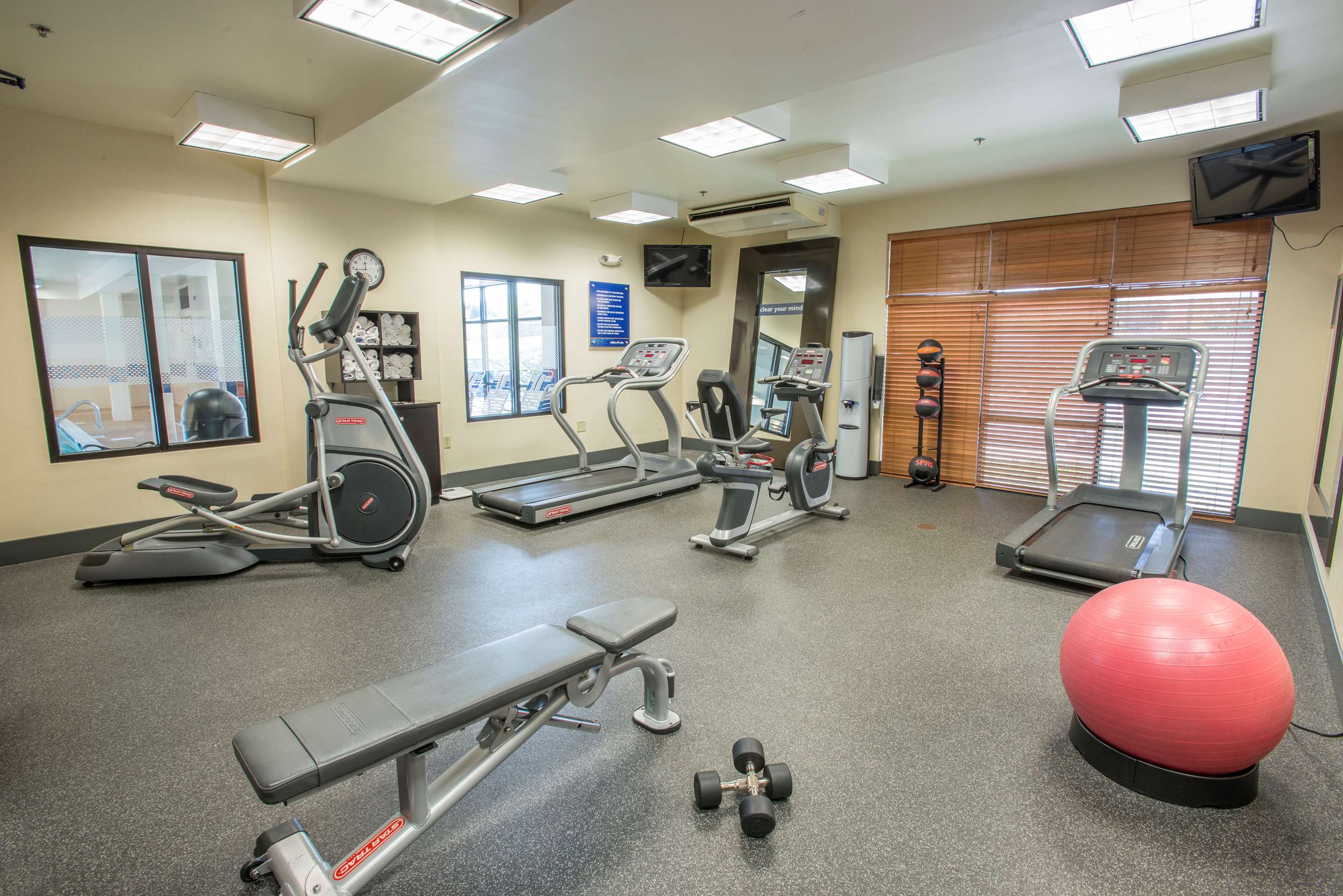 Health club fitness center gym