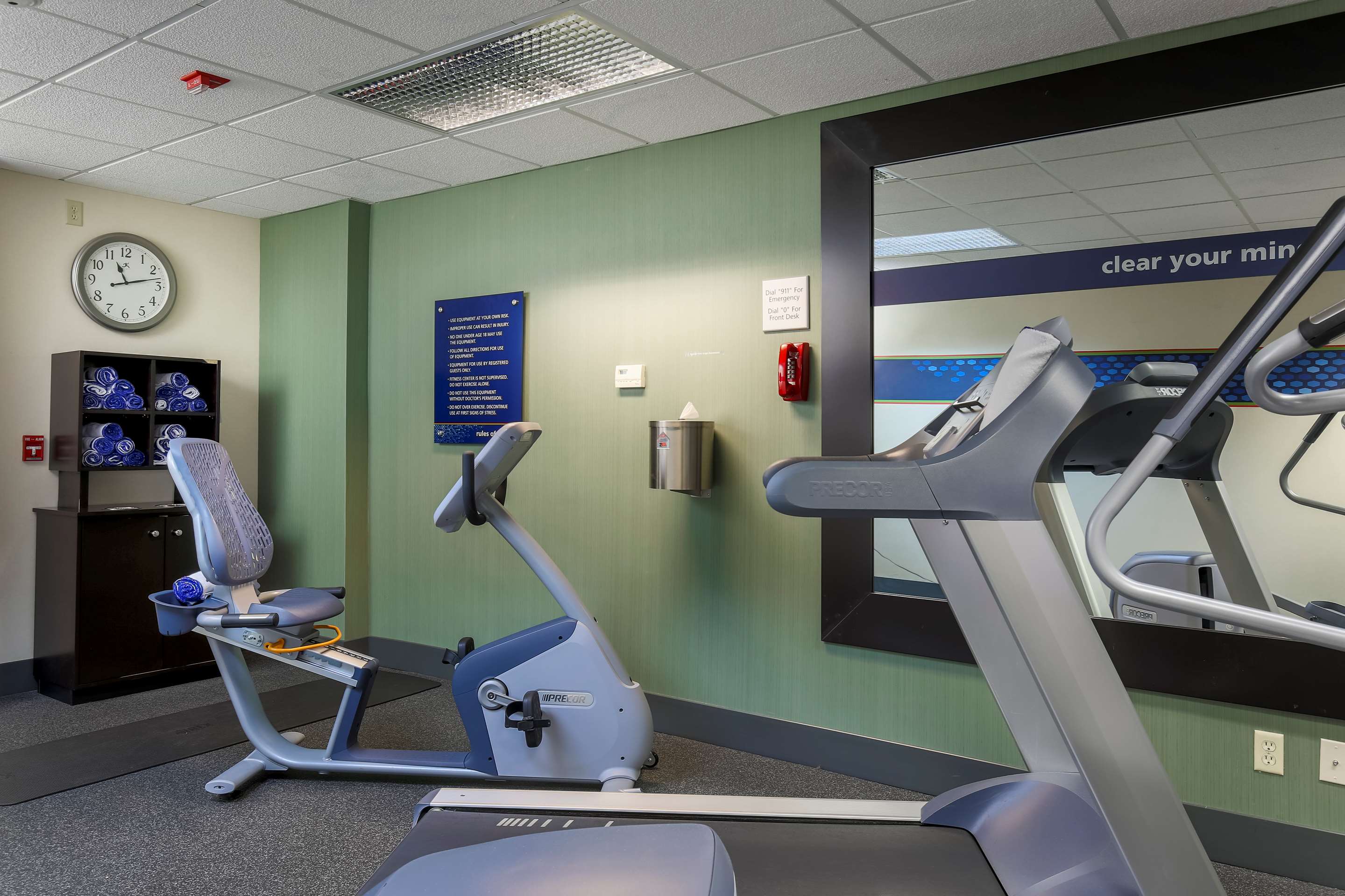 Health club fitness center gym | Hampton Inn Dayton/Fairborn