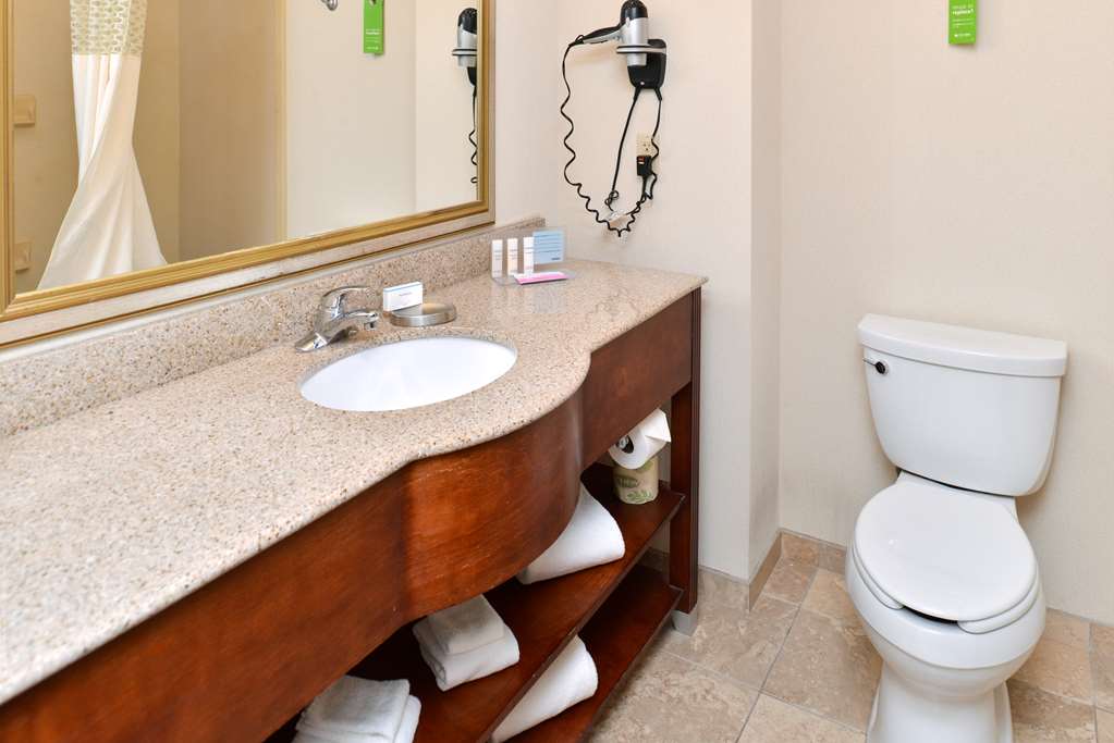 Hampton Inn &amp; Suites Dayton-Vandalia-guestroom-Guest Room,Bathroom,On-Site.jpg