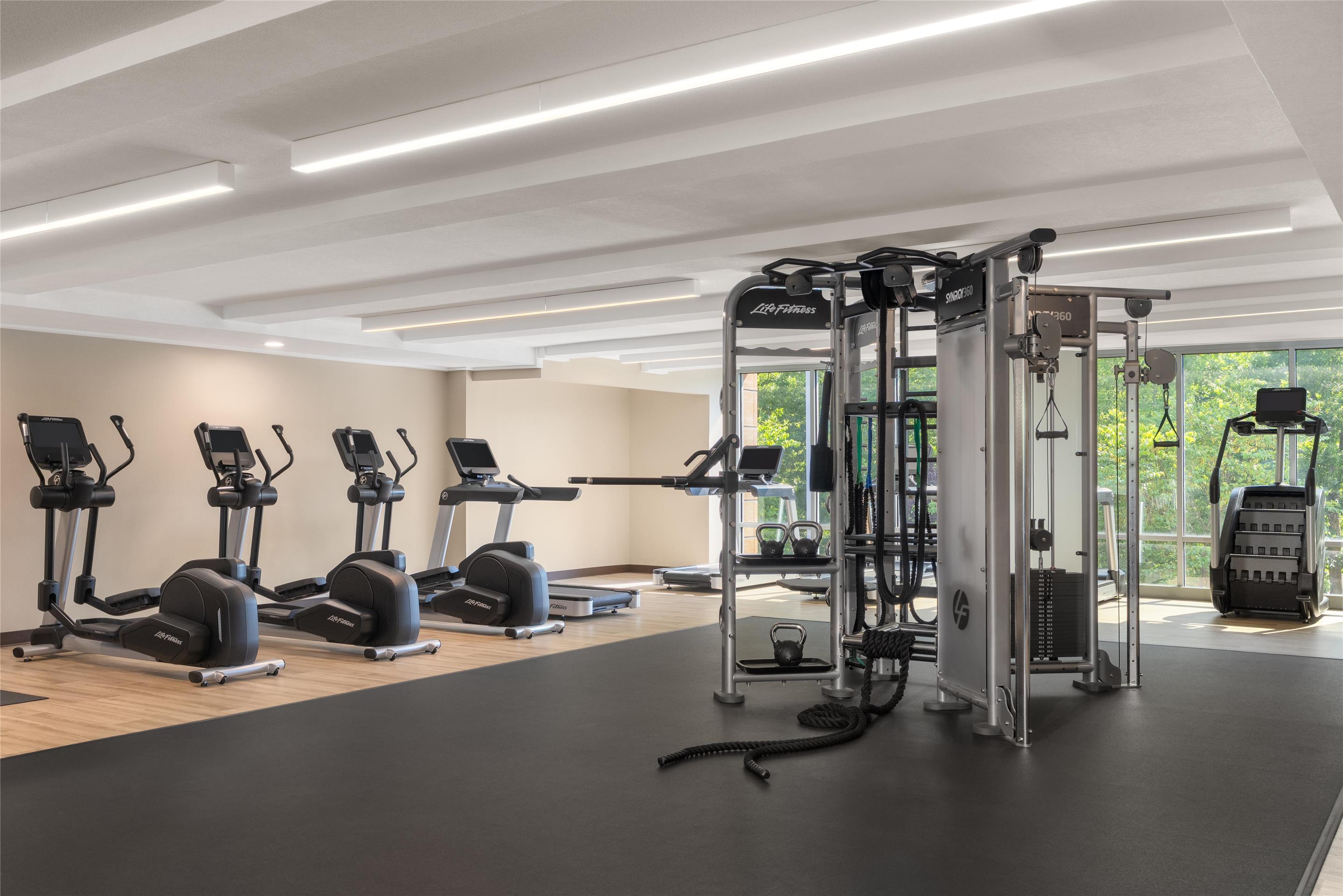 Health club fitness center gym | Home2 Suites by Hilton Lexington Park Patuxent River NAS, MD