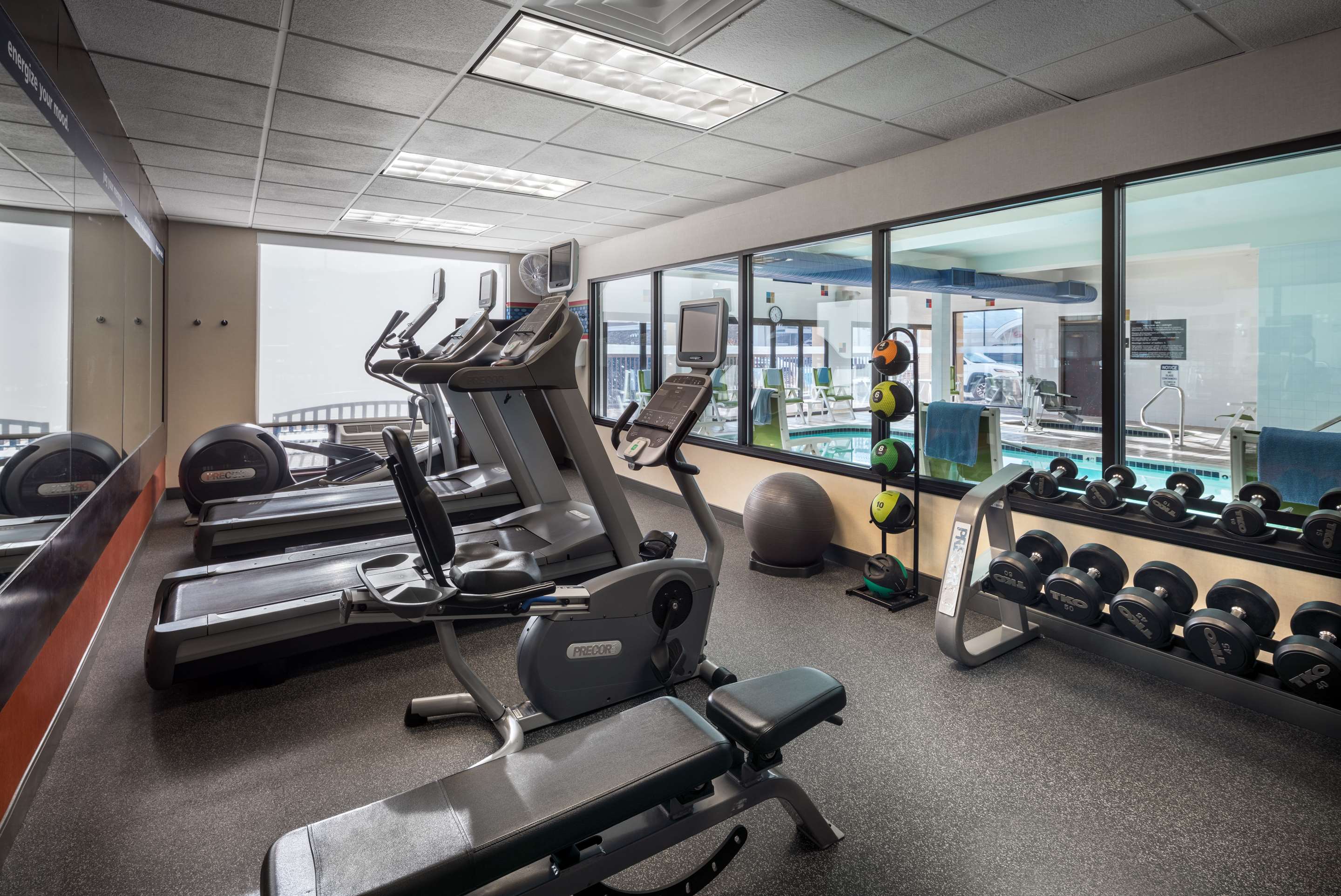 Health club fitness center gym