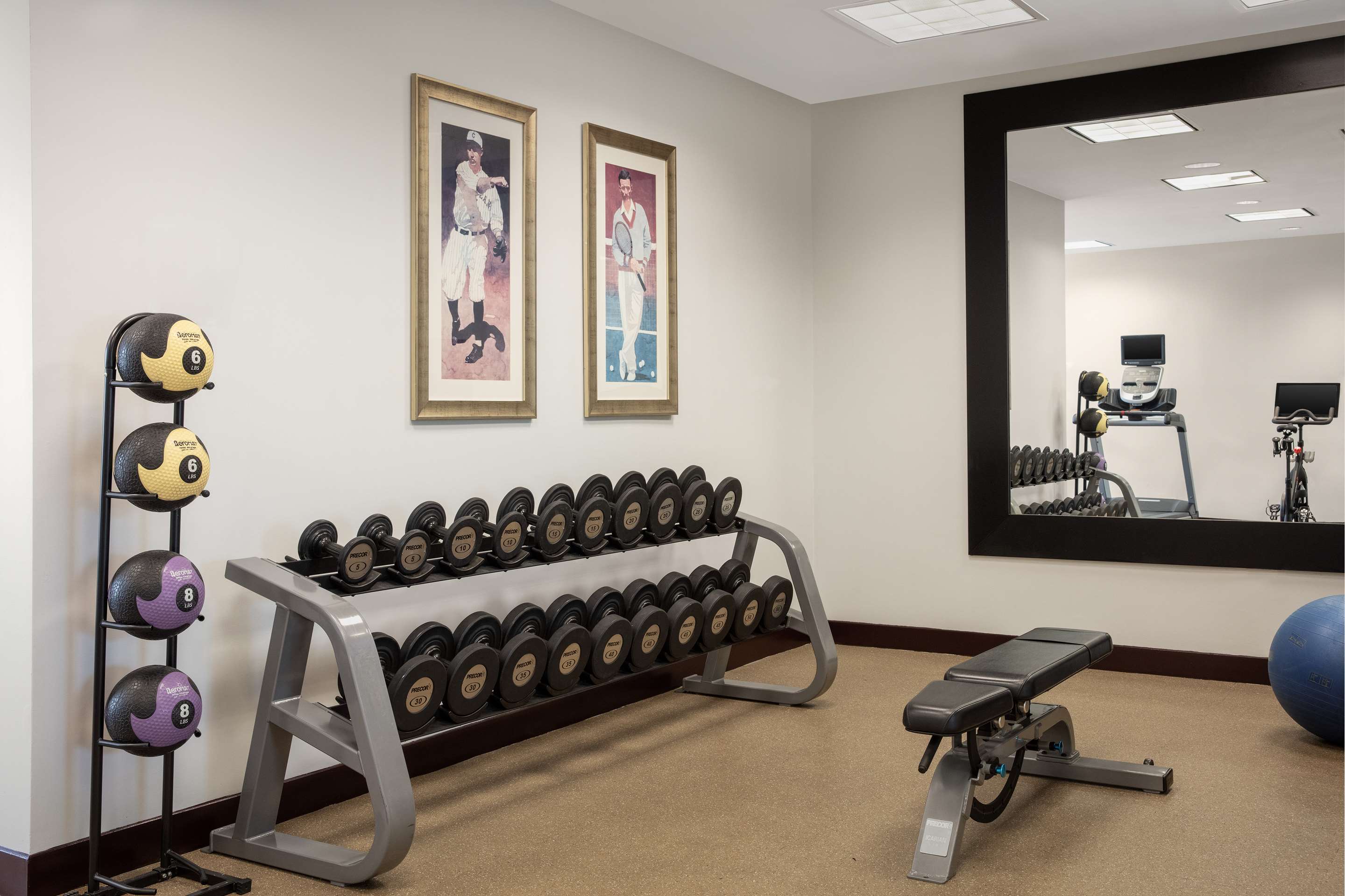 Health club fitness center gym | Hilton Garden Inn Frisco
