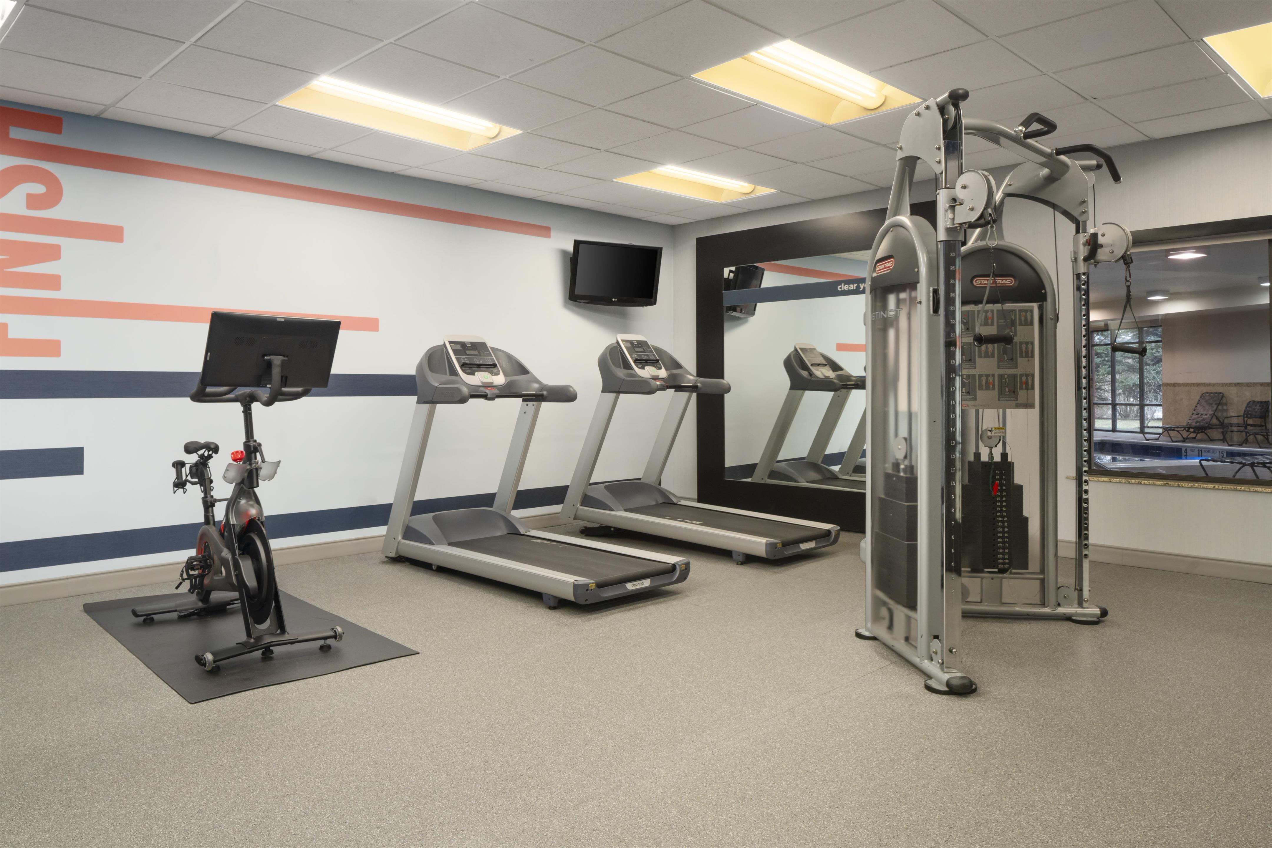 Health club fitness center gym | Hampton Inn Elmira/Horseheads