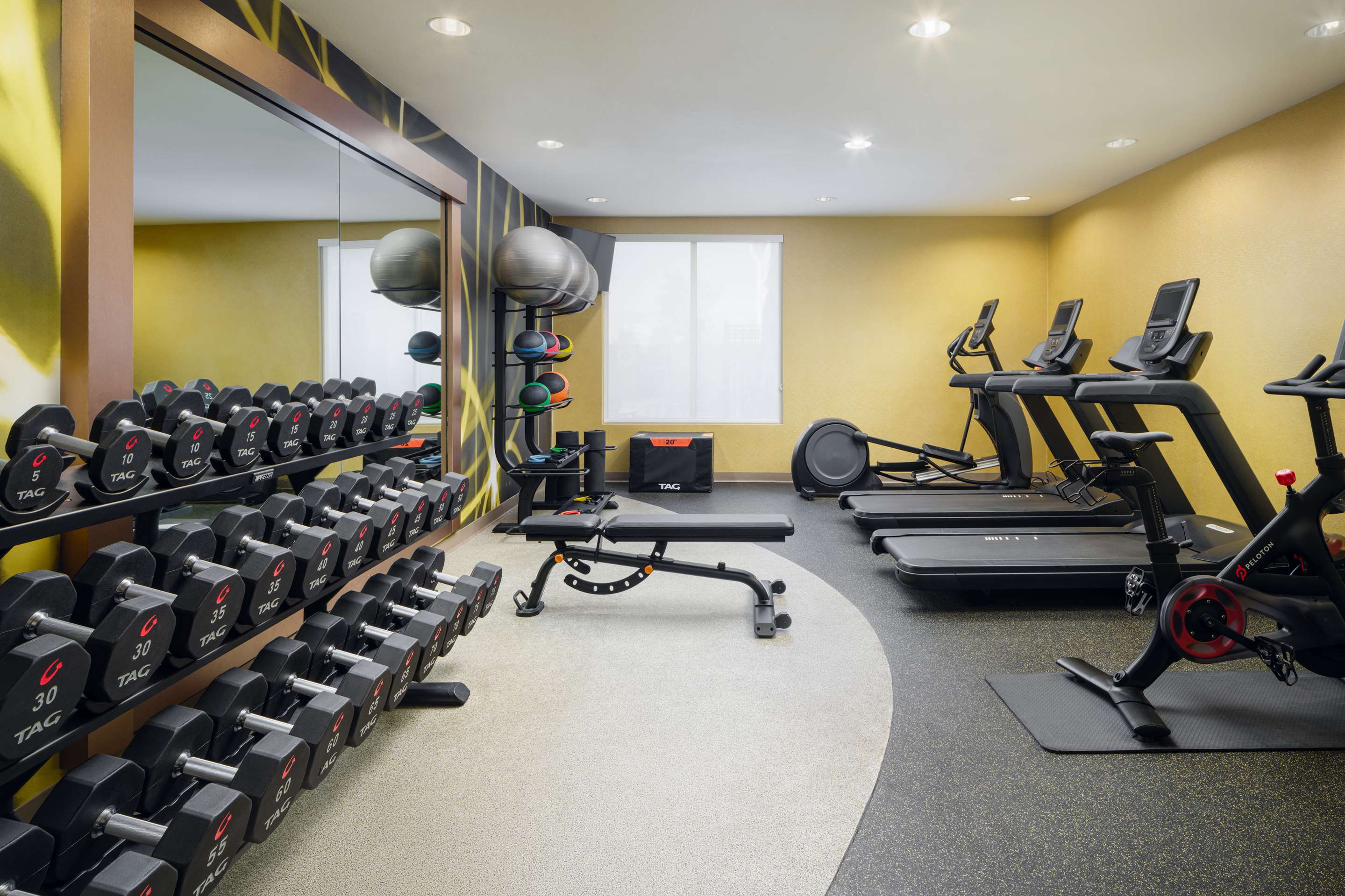Health club fitness center gym