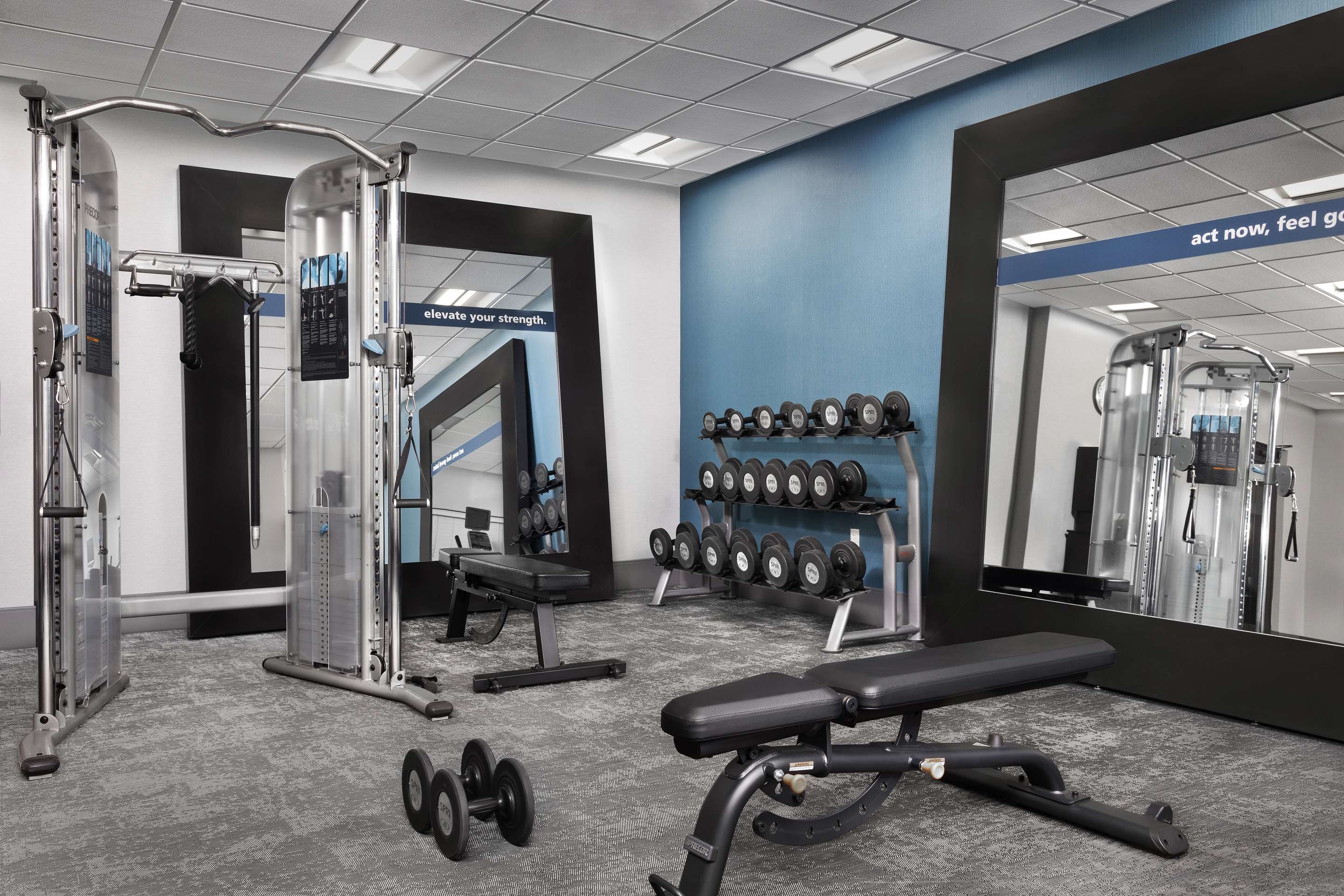 Health club fitness center gym | Hampton Inn & Suites El Paso/East