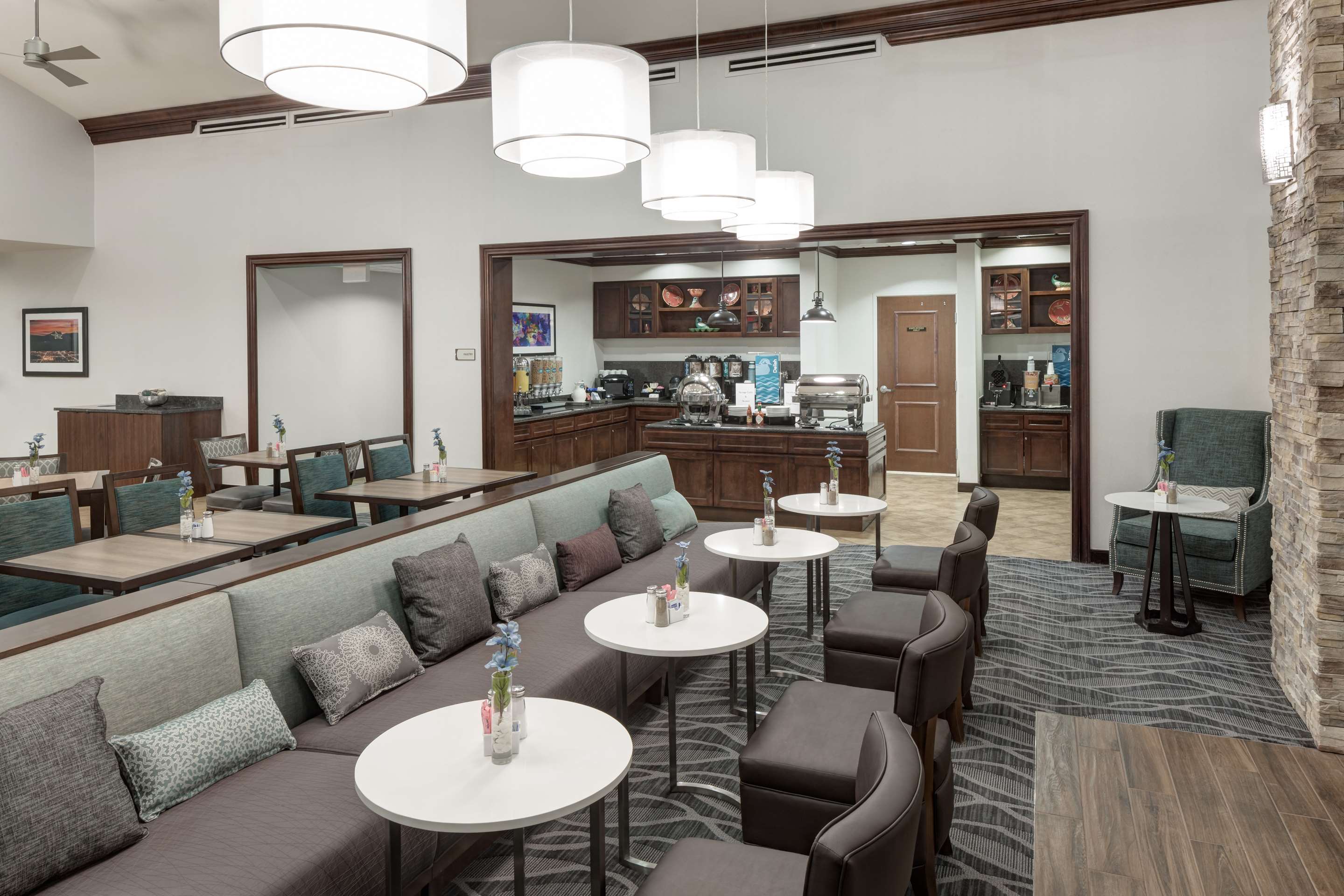 Breakfast Area | Homewood Suites by Hilton El Paso Airport