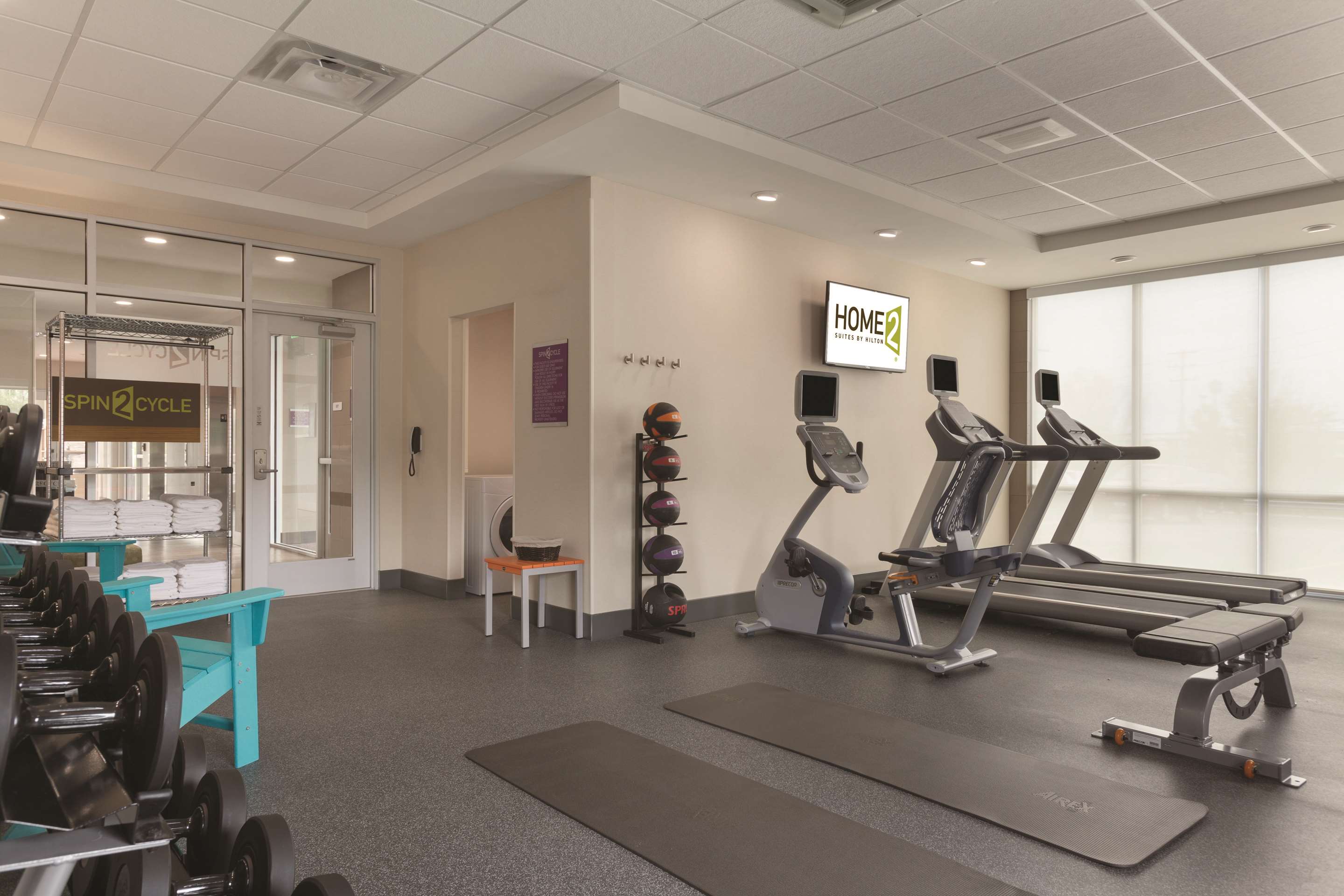 Health club fitness center gym | Home2 Suites by Hilton Erie, PA