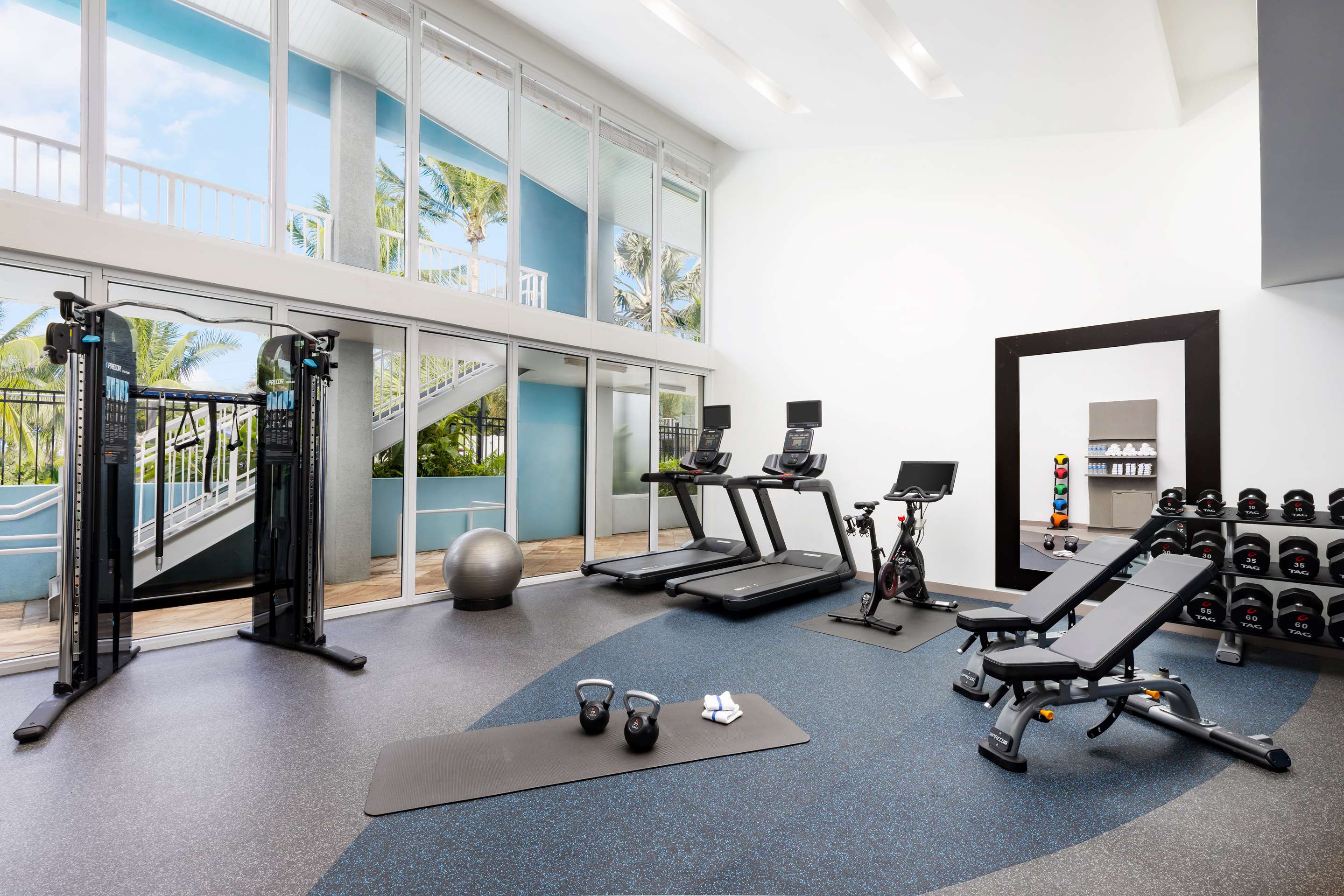 Health club fitness center gym | Hilton Garden Inn Key West / The Keys Collection