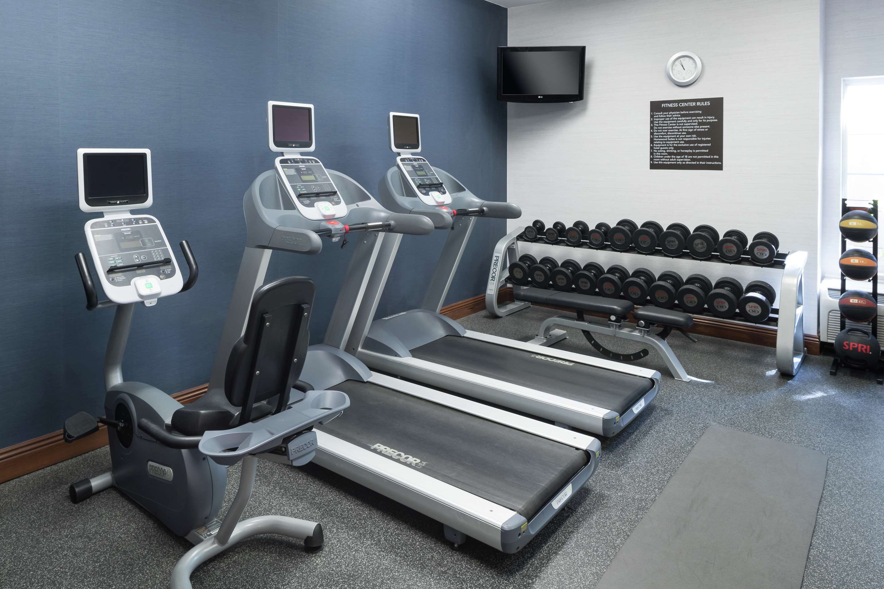Health club fitness center gym | Homewood Suites by Hilton  Fresno Airport/Clovis, CA