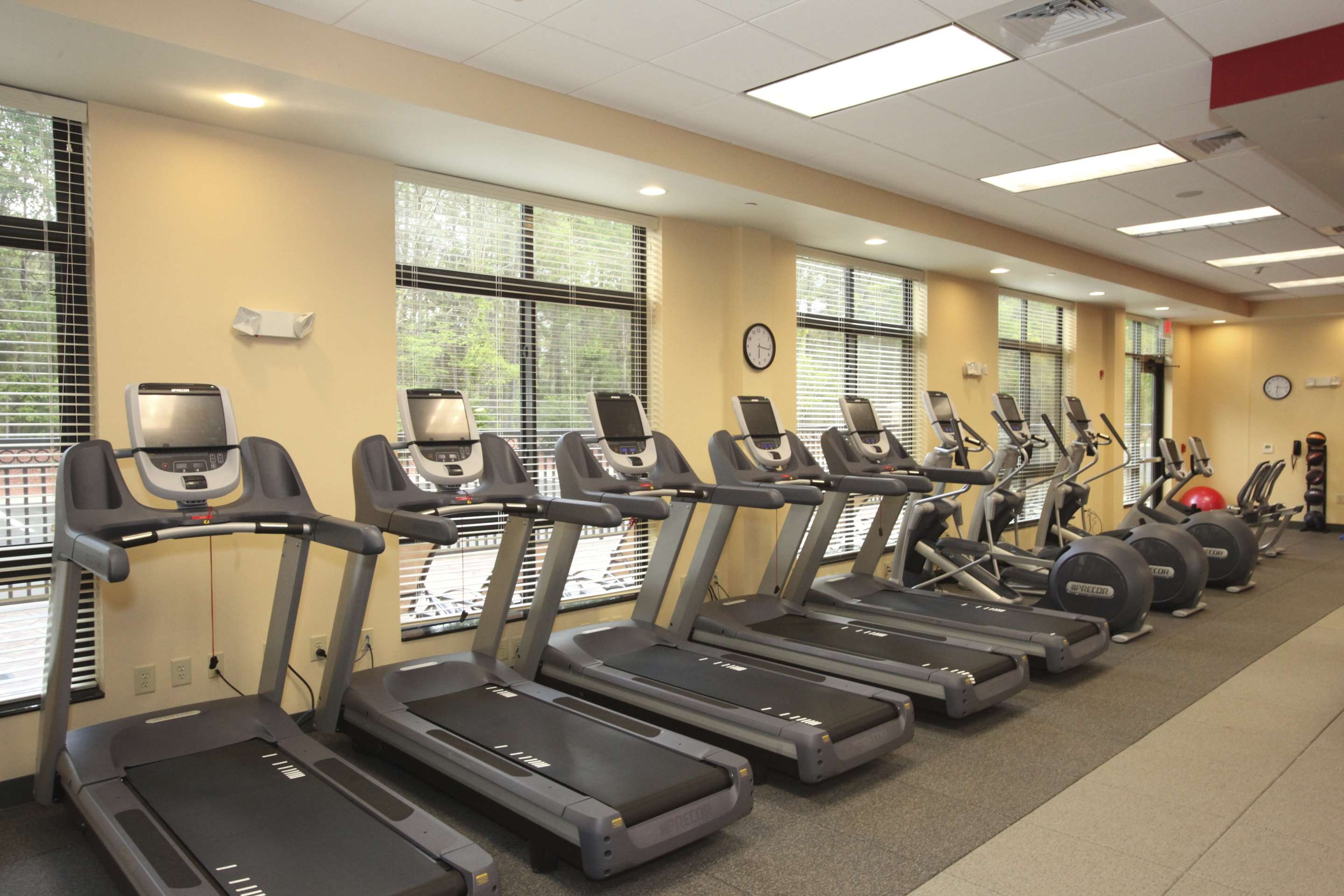 Health club fitness center gym | Embassy Suites by Hilton Fayetteville Fort Liberty