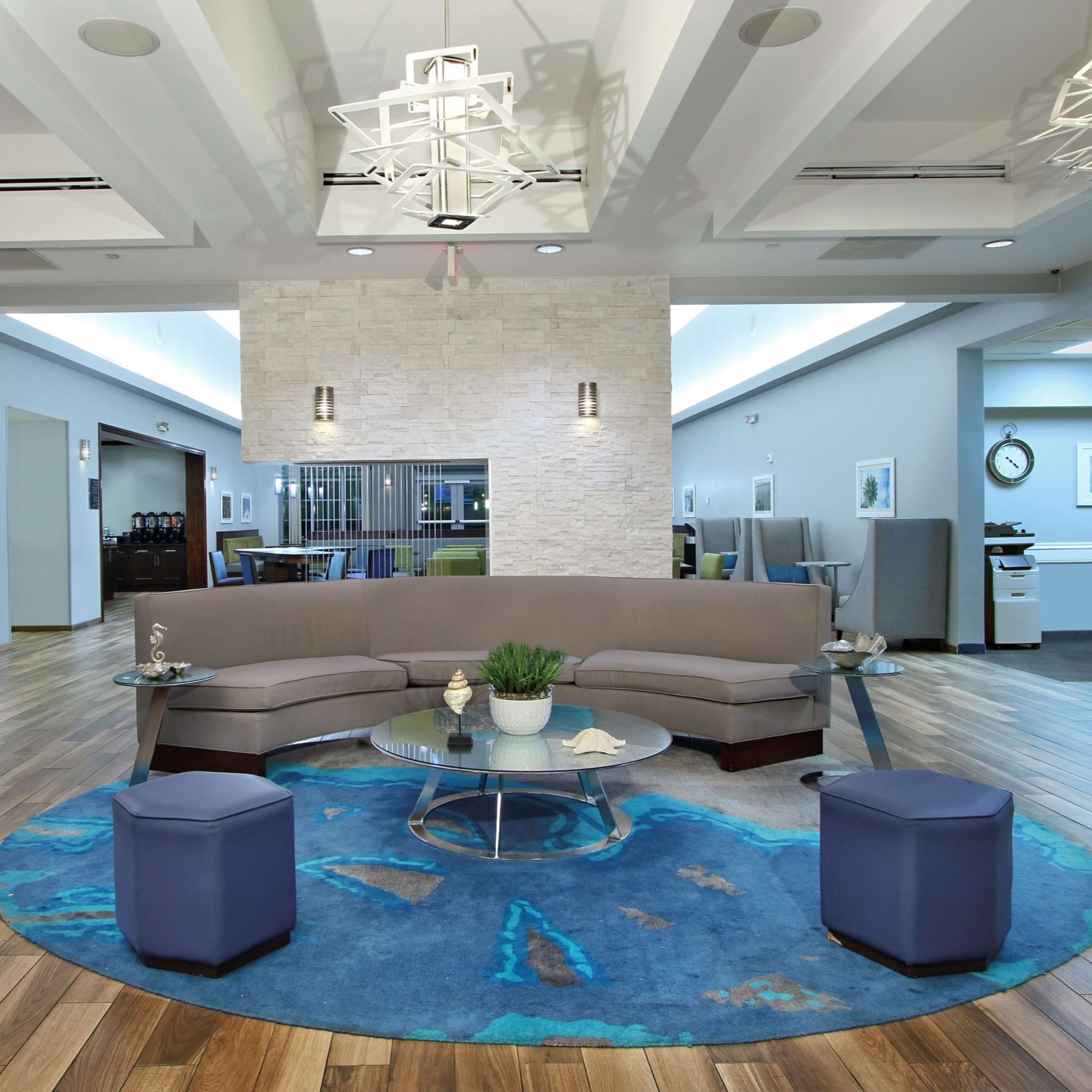 Lobby | Homewood Suites by Hilton Ft. Lauderdale Airport-Cruise Port