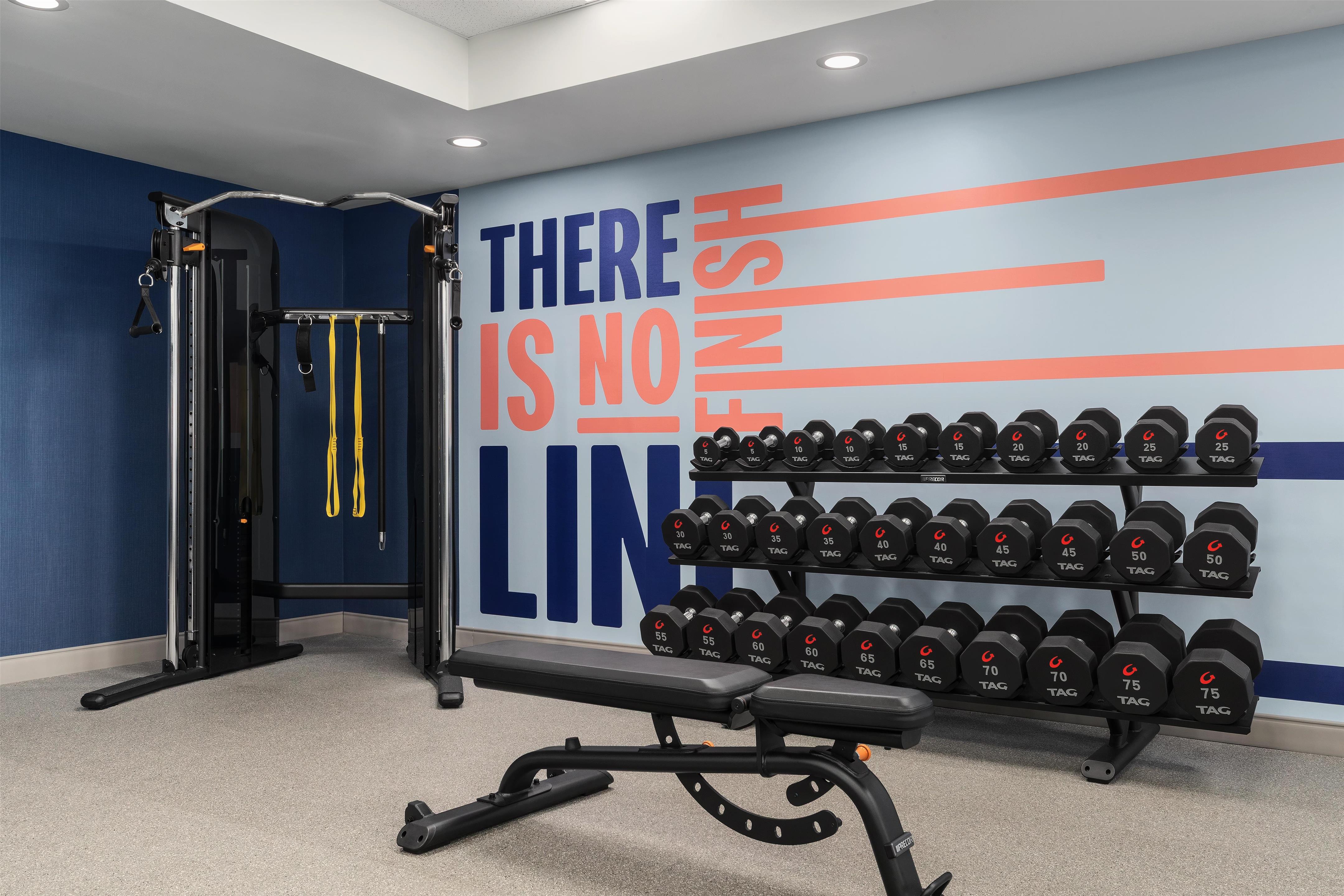 Health club fitness center gym | Hampton Inn Farmville, VA
